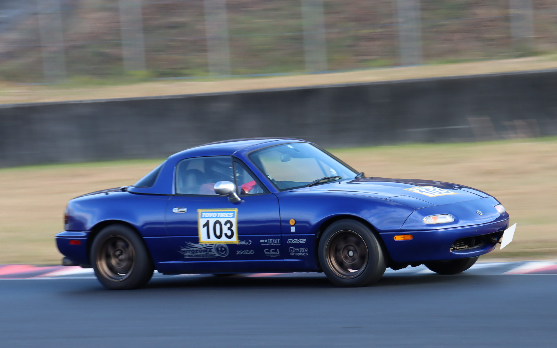 スタートアップクラス参加者によるコース走行