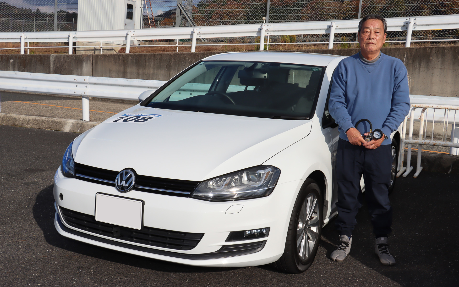 シロカピさんと愛車のVW・ゴルフ