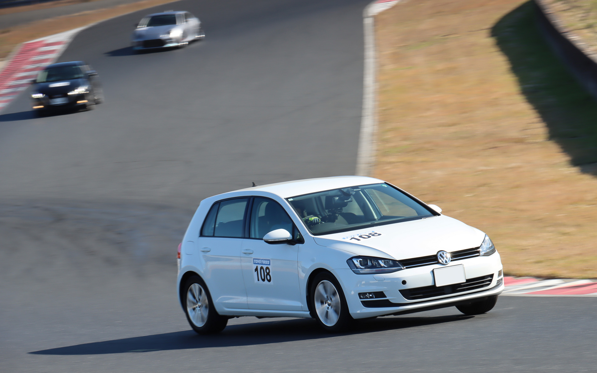 シロカピさんの走行シーン