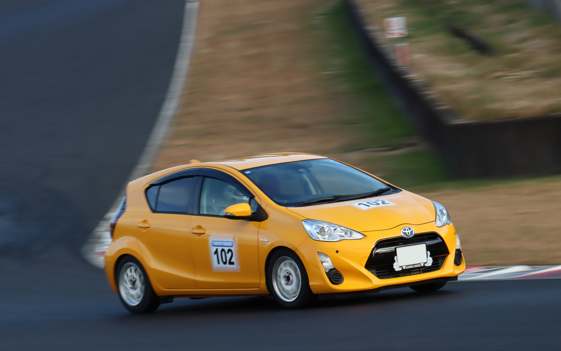 舞さんの走行シーン