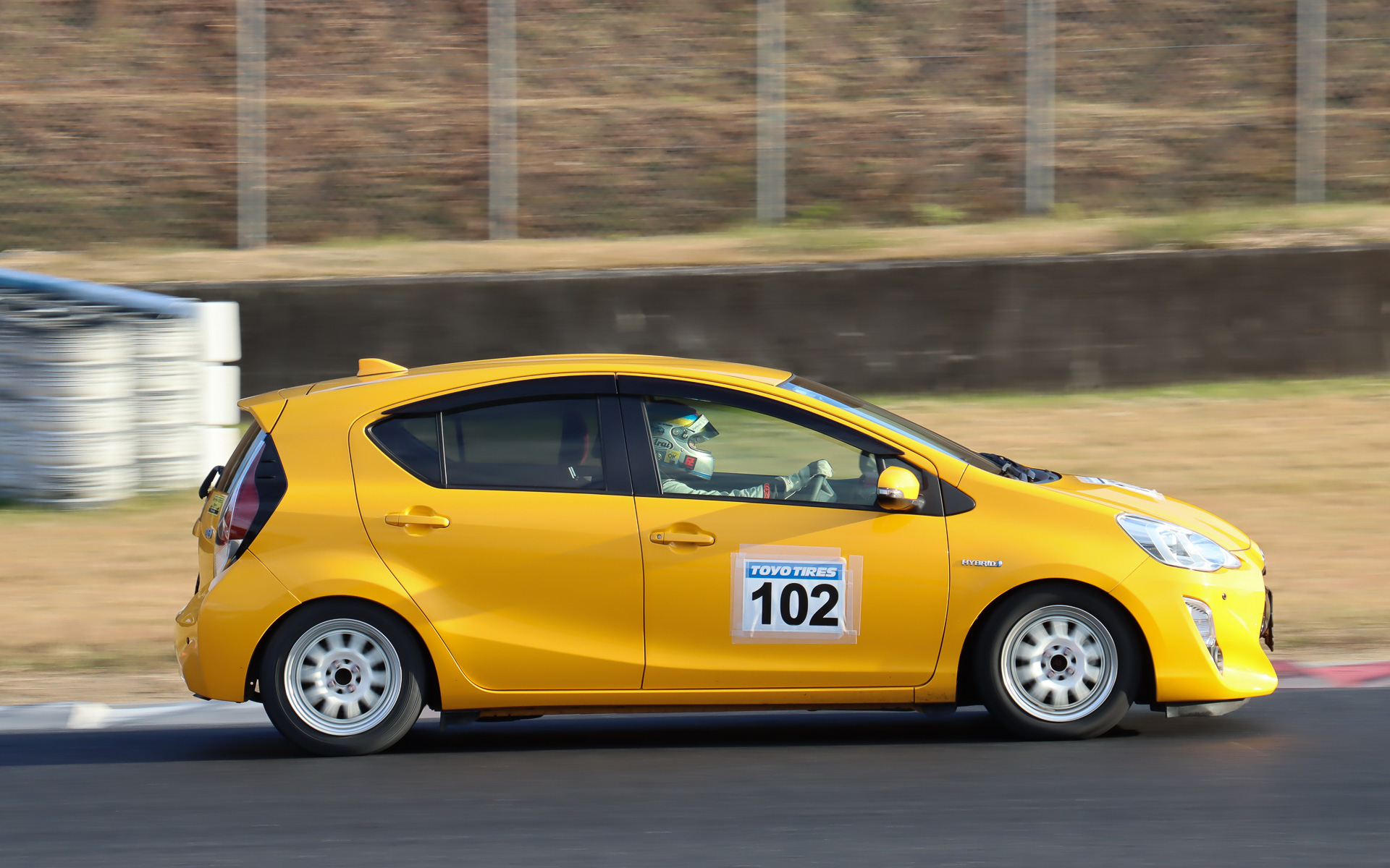 舞さんの走行シーン