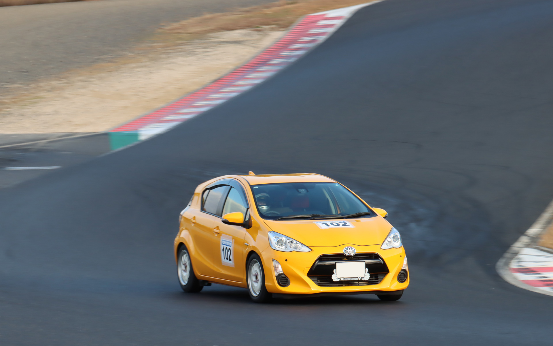 舞さんの走行シーン