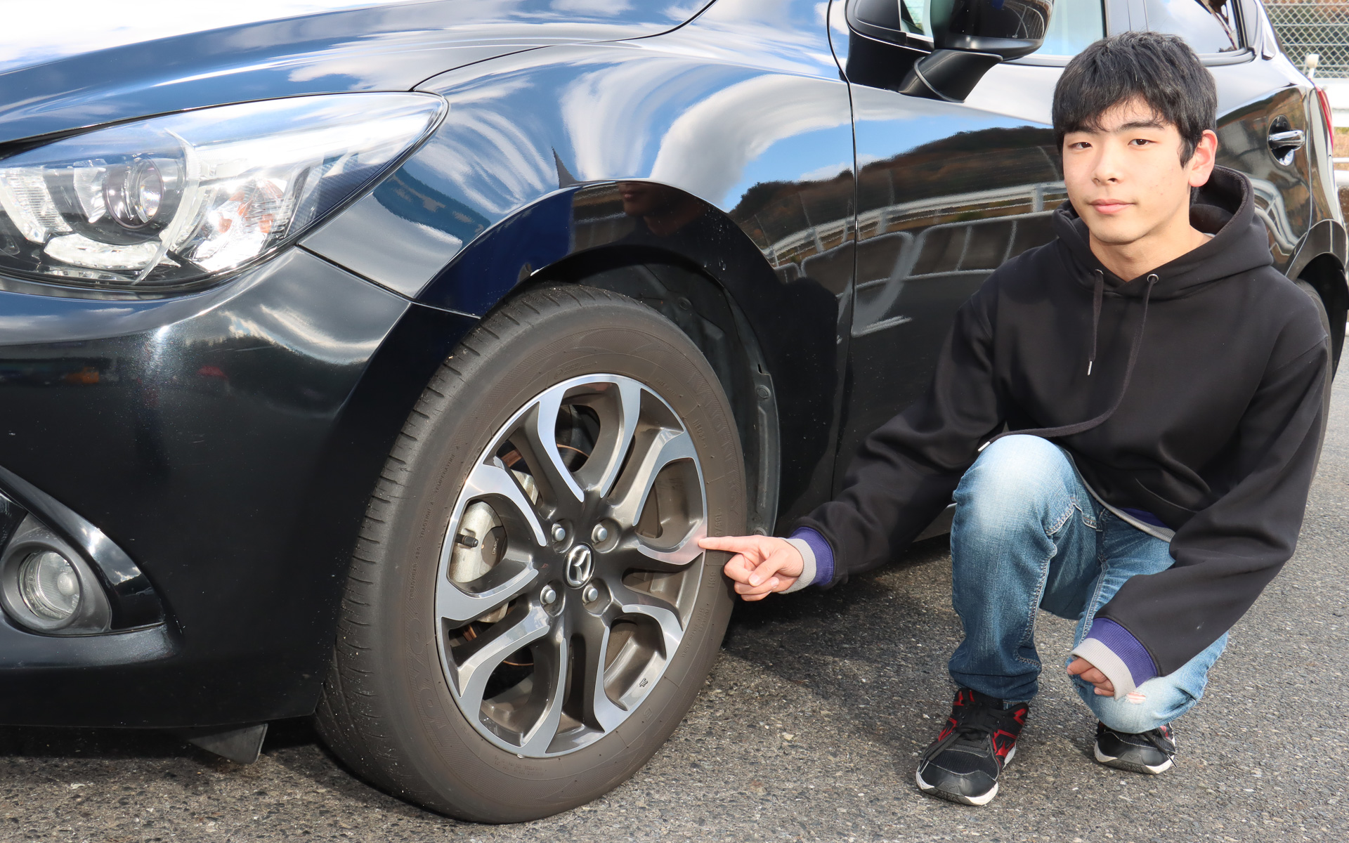 純正ホイールのデザインが灰斗さんのお気に入りポイント