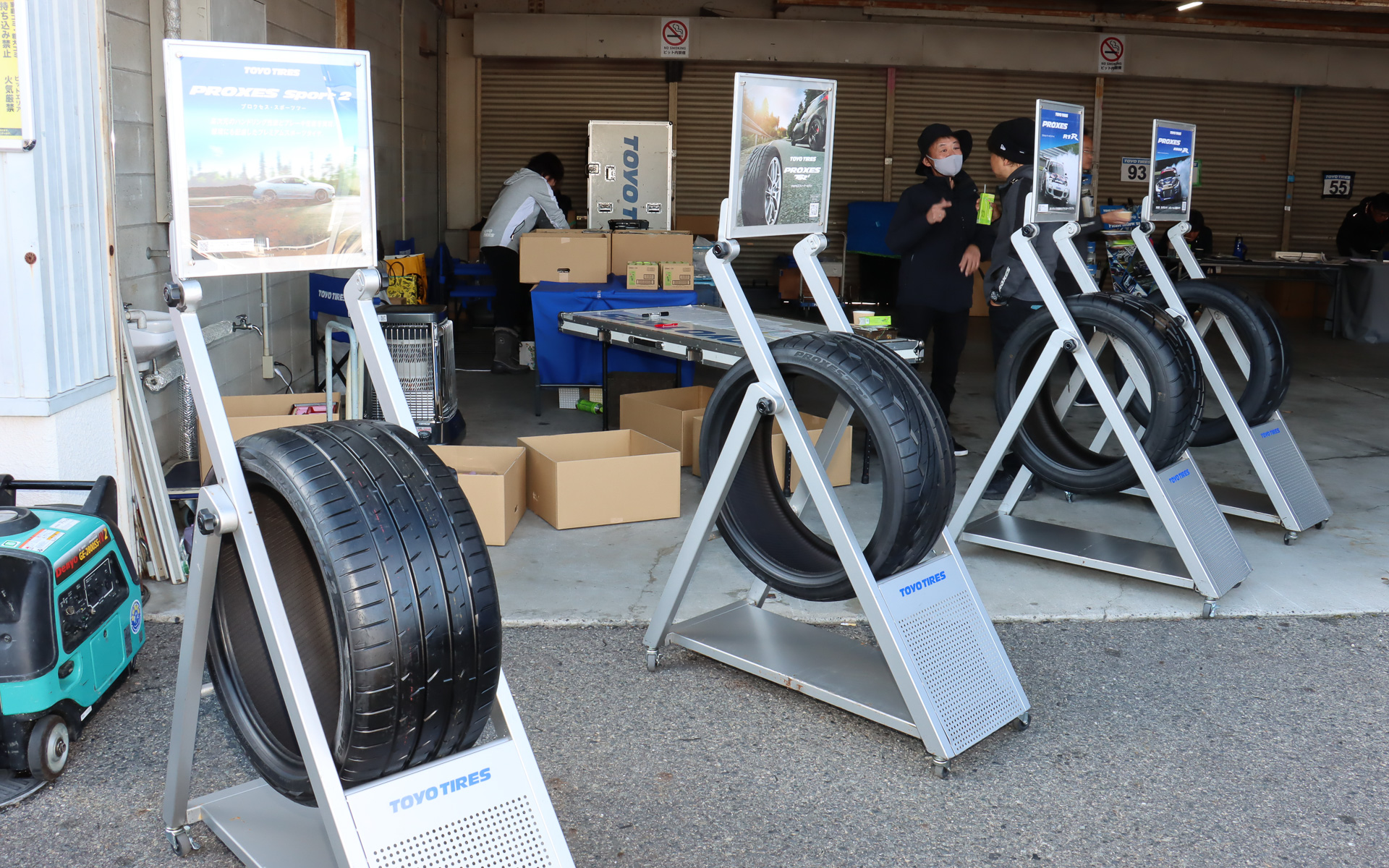 プロクセスシリーズの製品展示