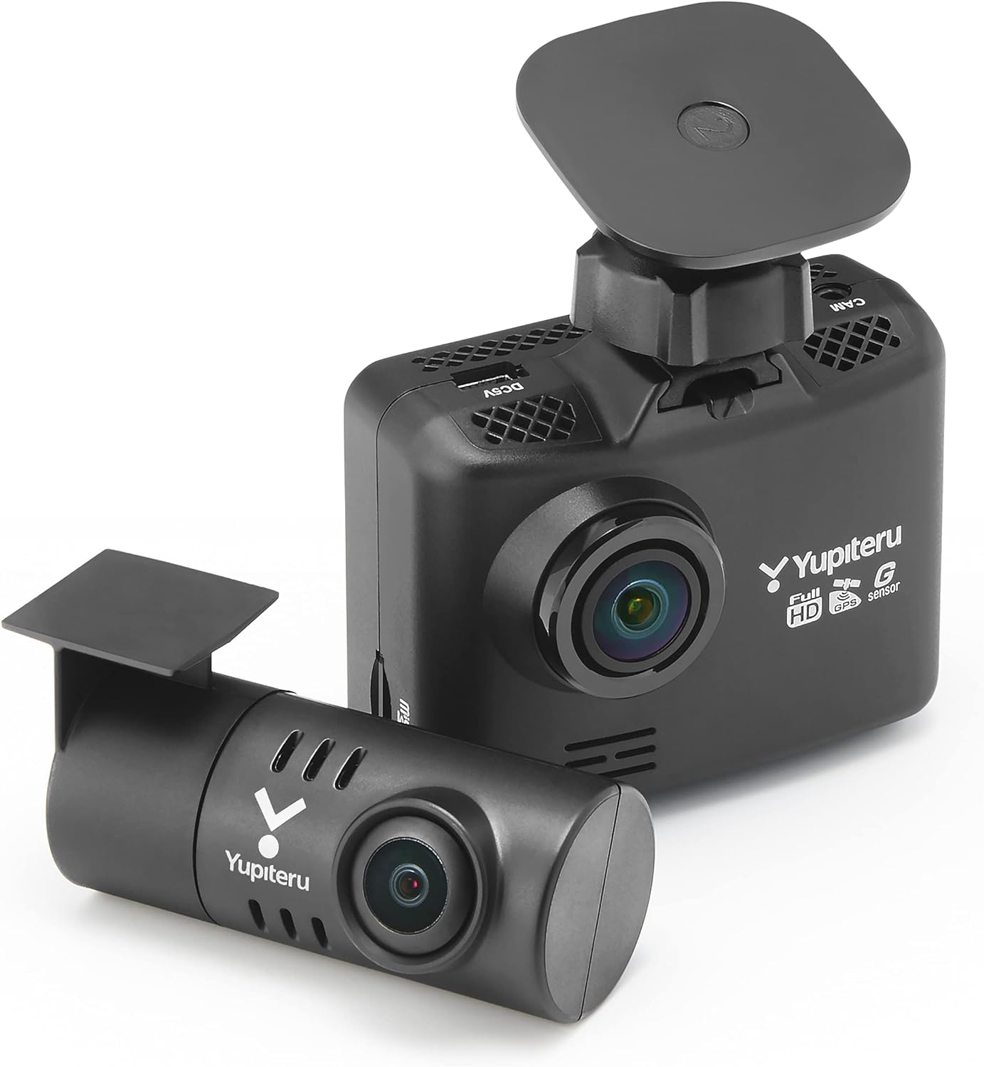 【Amazon.co.jp限定】ユピテル(Yupiteru) ドライブレコーダー 前後2カメラ WDT510c フロント200万画素Full HD/リア 100万画素 最大視野角160°/150°