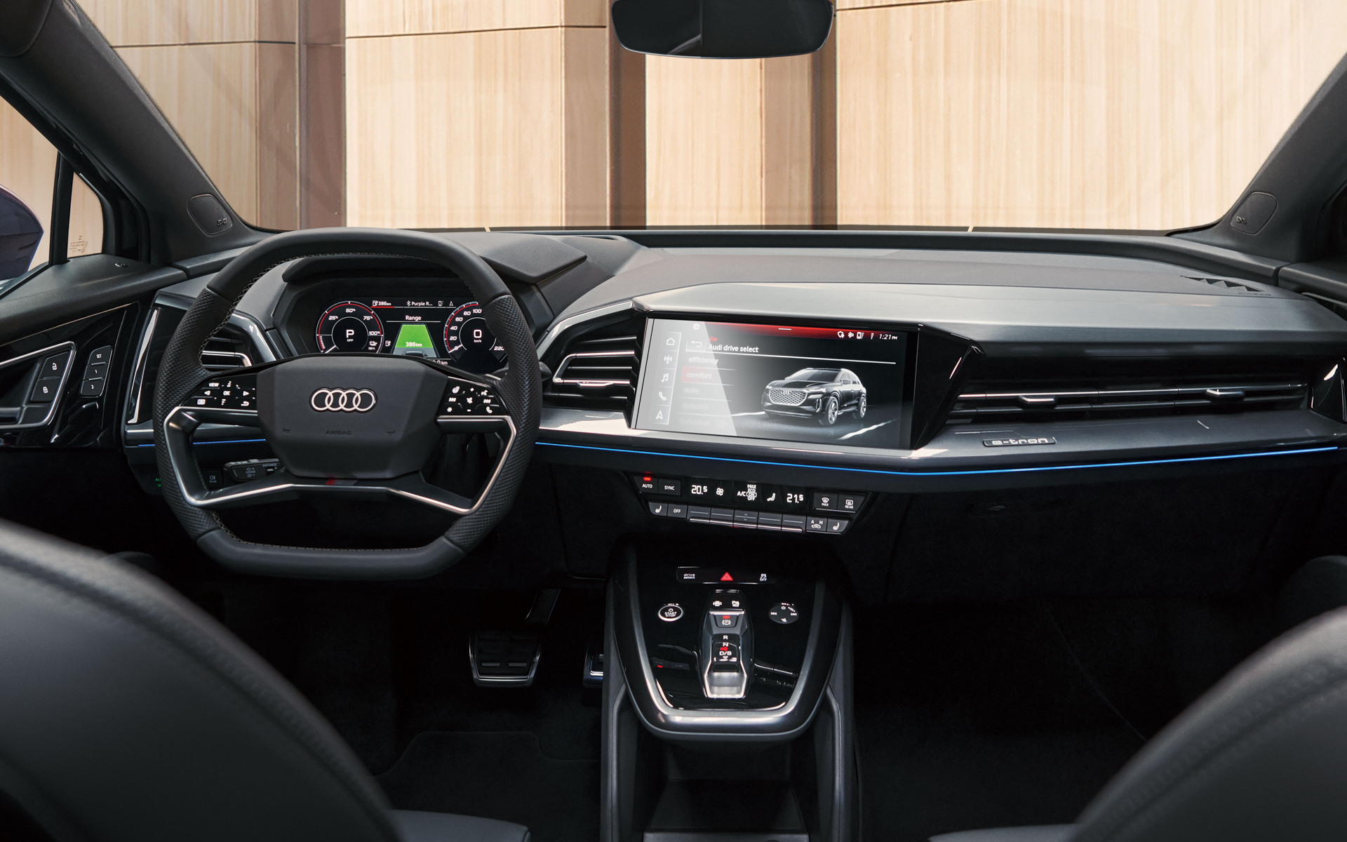 Q4 e-tronのインテリア