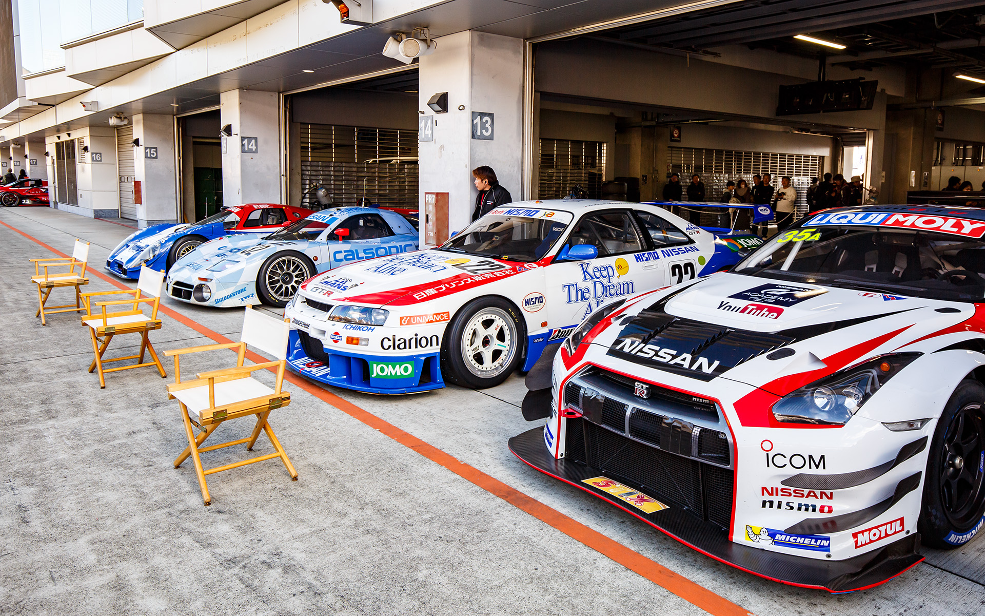 レアなマシンも間近で見られた