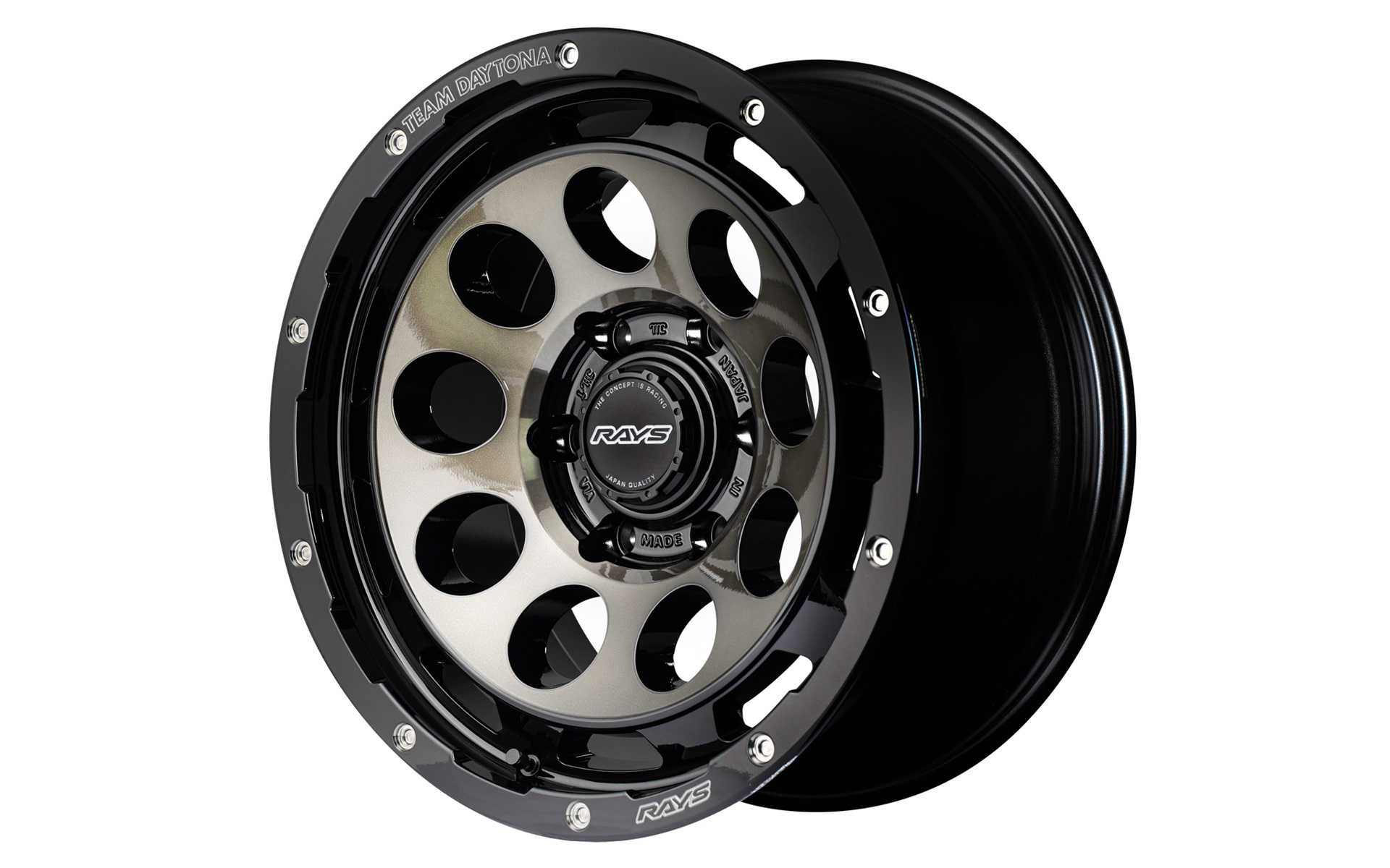 TEAM DAYTONA「D9」（ブラック/ディスククリアスモーク）