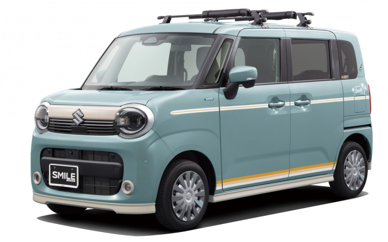 スズキ、「ワゴンR スマイル」一部仕様変更 フロントまわりの造形を