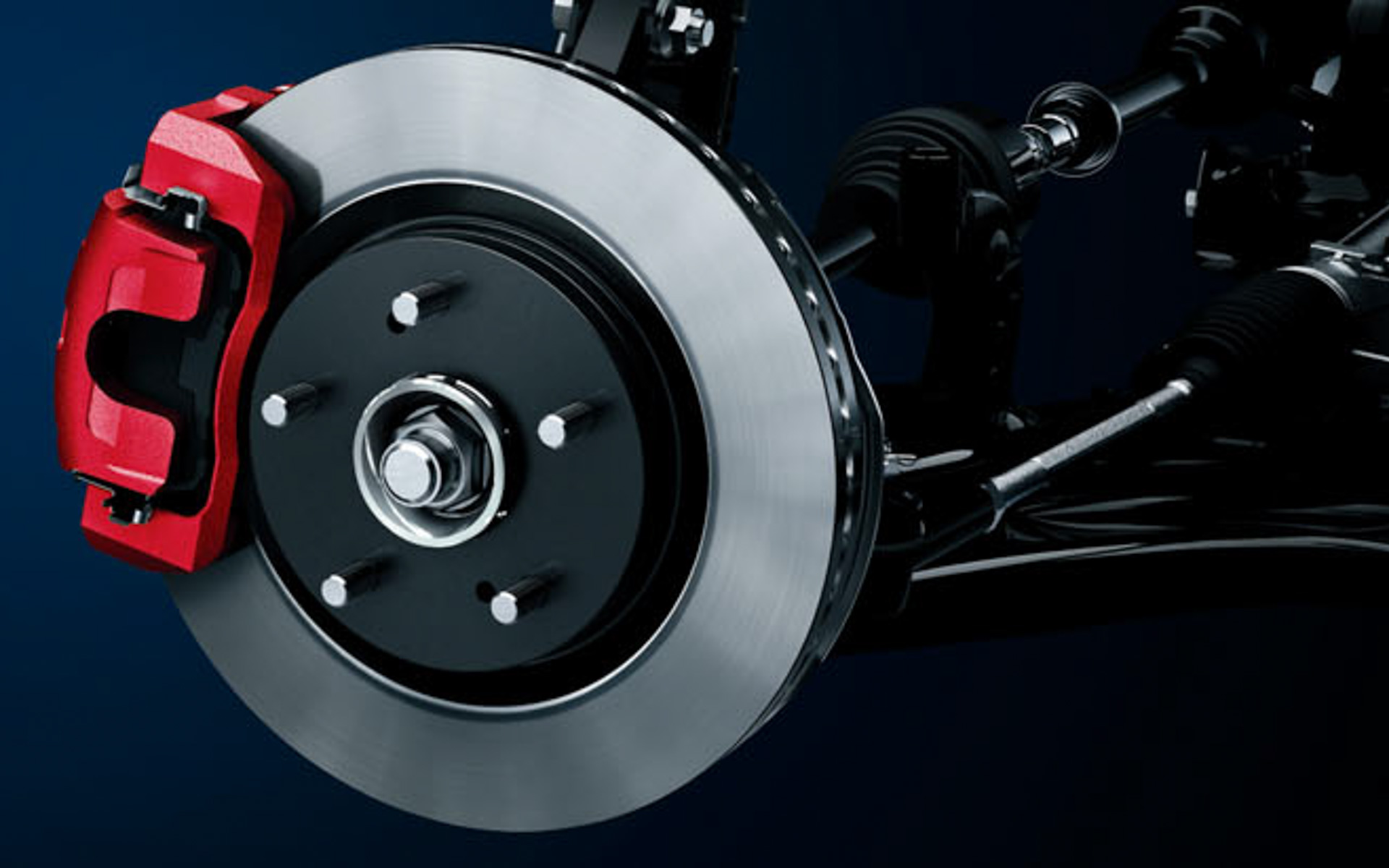 専用17インチアルミホイール（グロスブラック）/専用ブレーキキャリパー（レッド）