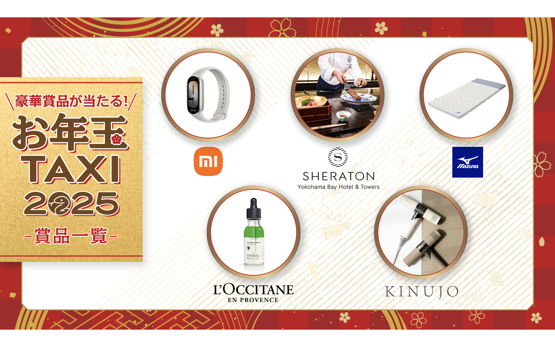 お年玉キャンペーンで用意される賞品