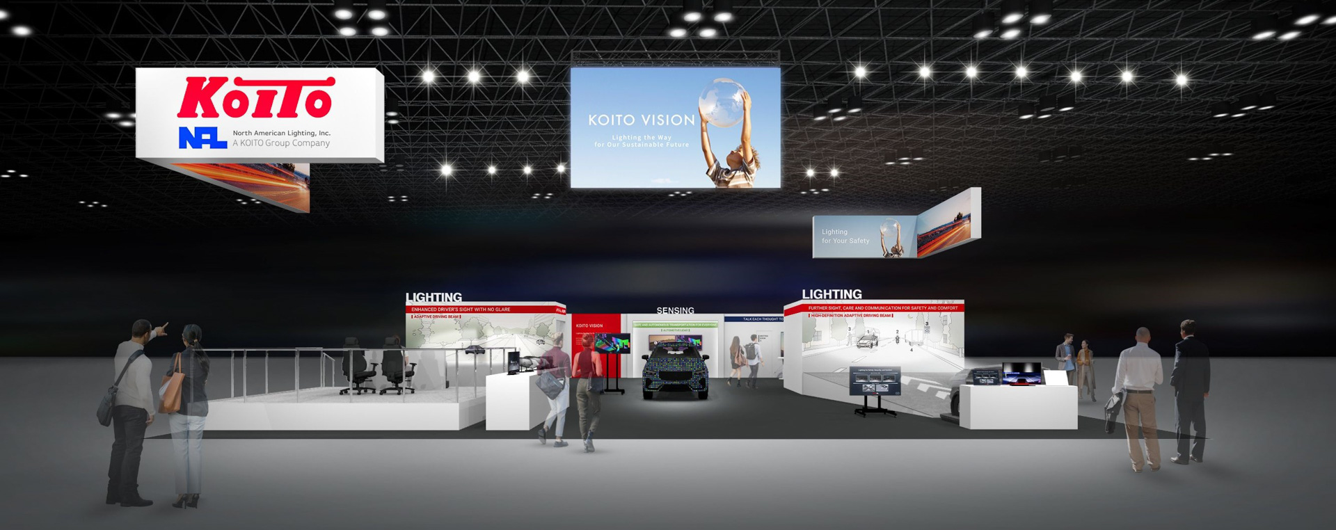 小糸製作所ブース