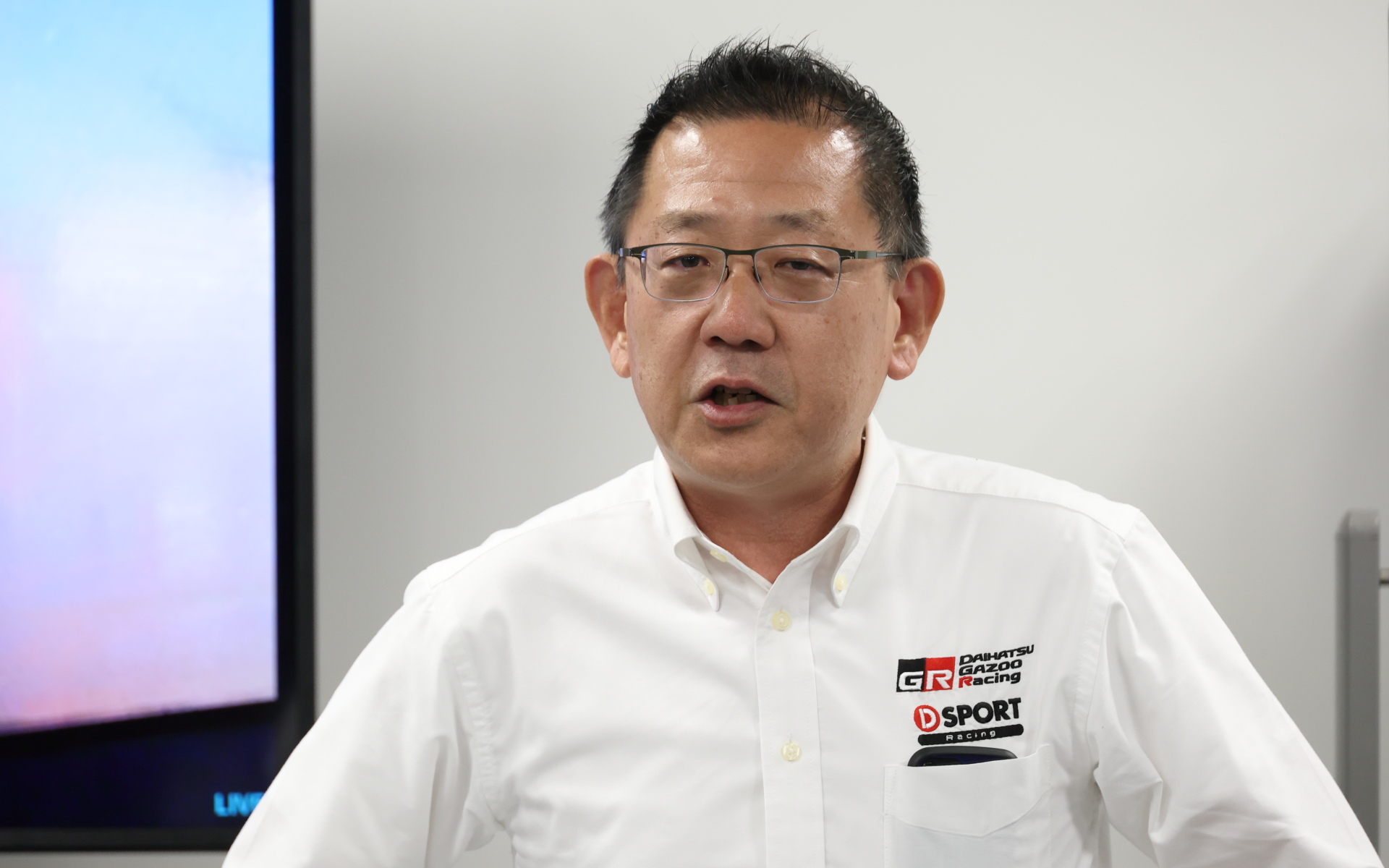 D-SPORT Racing Teamの代表を務めるダイハツ工業株式会社 GRC推進部 部長 コーポレート総括本部 主査（モータースポーツ）井出慶太氏