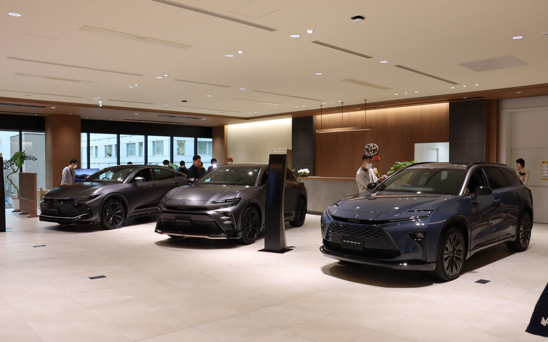3階は併設となるトヨタモビリティ東京 虎ノ門店の店舗フロア。オープンは1月10日となる