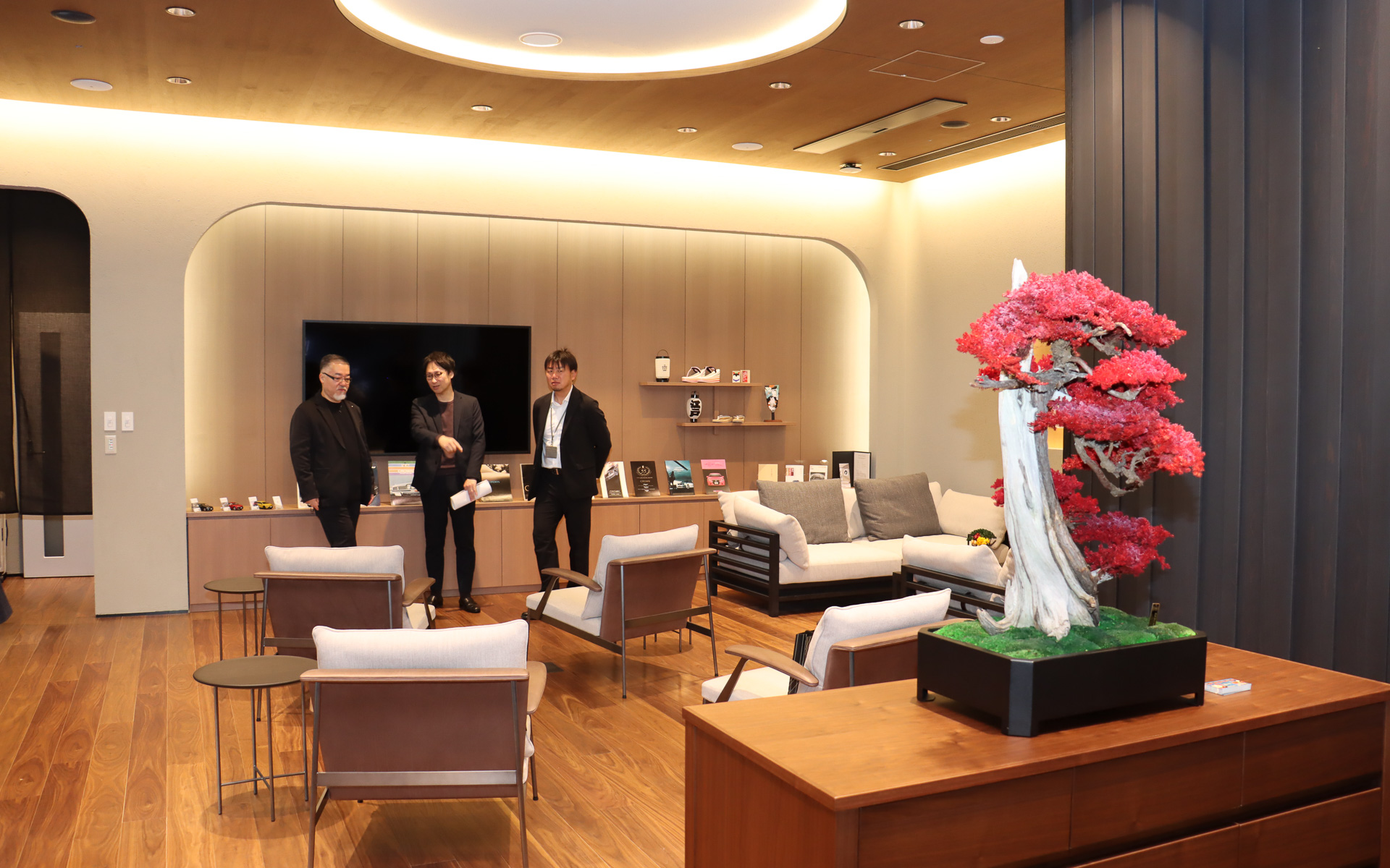 来場者同士で絆を深めてもらえるよう用意された「茶の間」