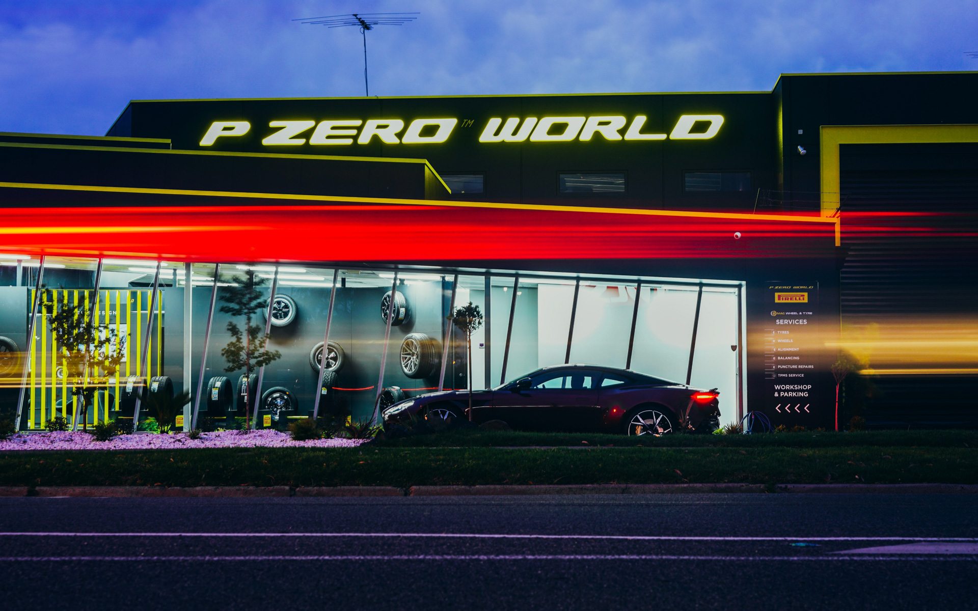 メルボルンで2019年にオープンした「Pirelli P Zero World」