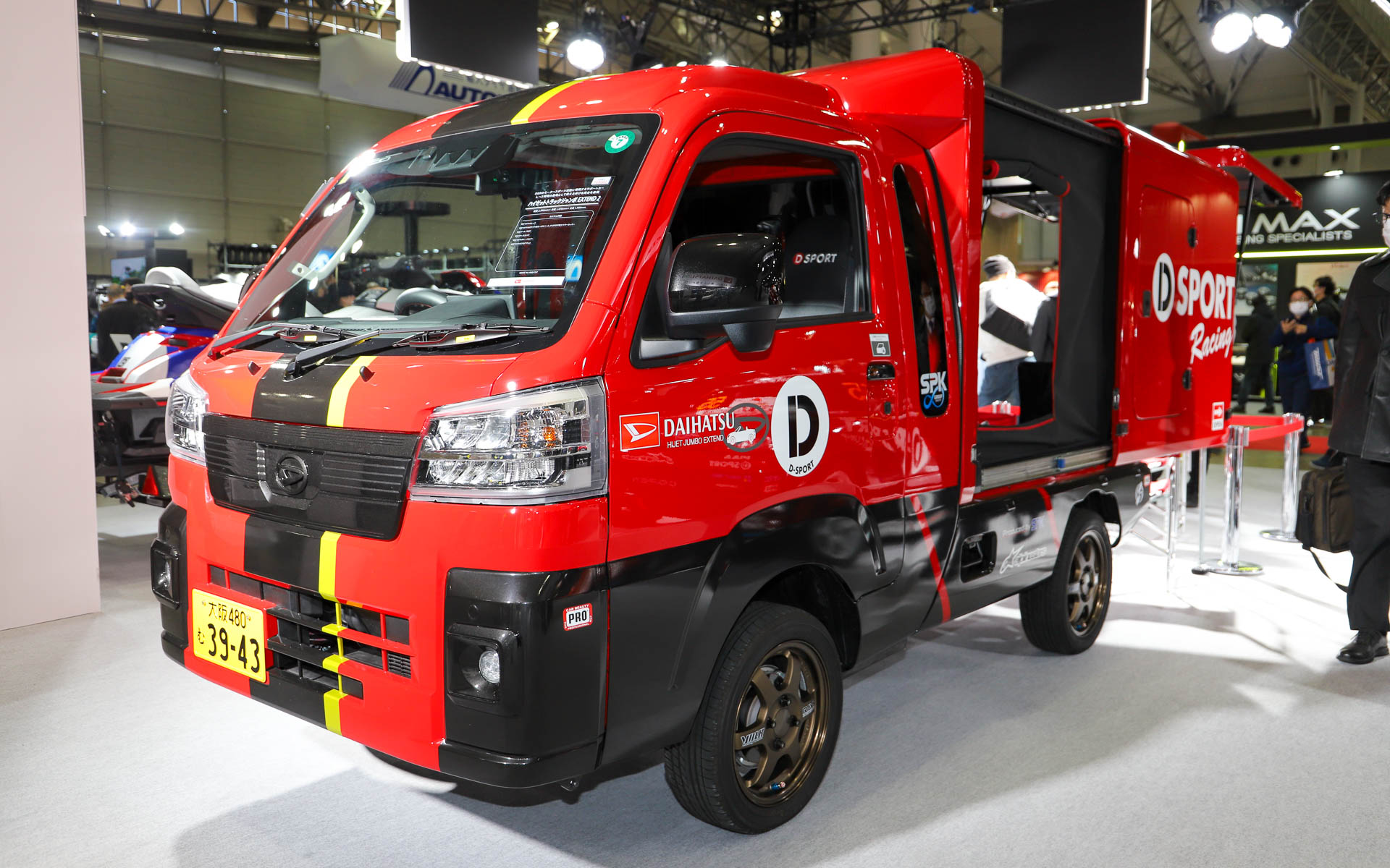 ハイゼット トラック ジャンボ EXTEND2はオリジナルスライド式カーゴスペースを備え、モータースポーツ活動をサポートする