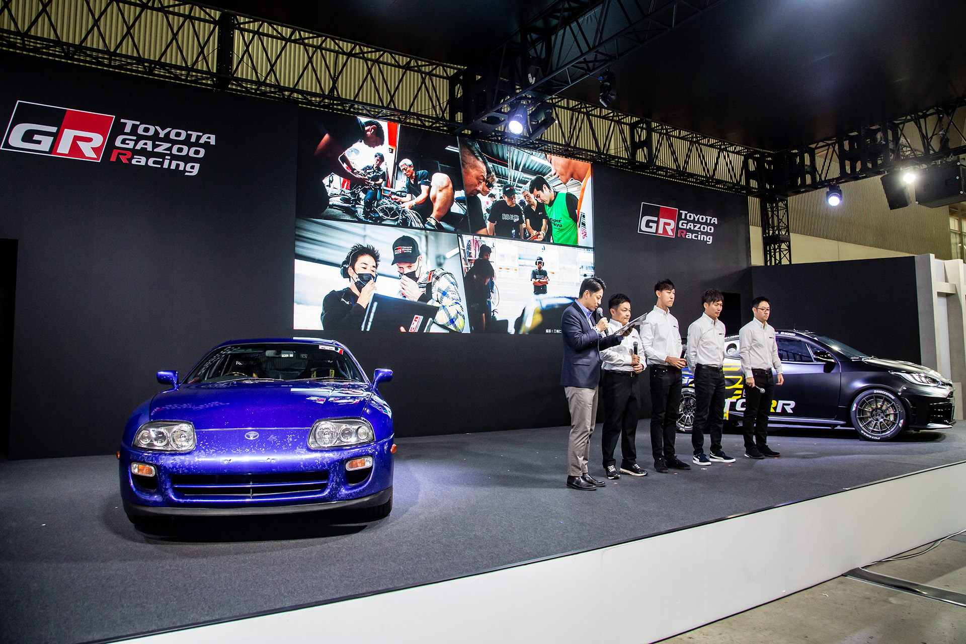 モリゾウ氏の代役としてトークショーを実施