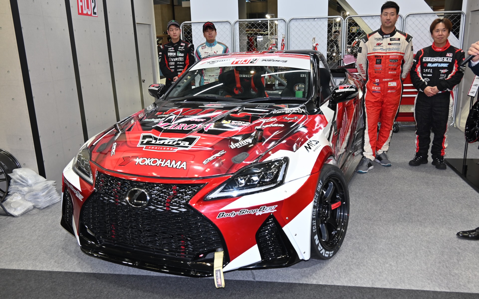 フォーミュラドリフトジャパン2に本年度よりMID Racingのホイールが採用される