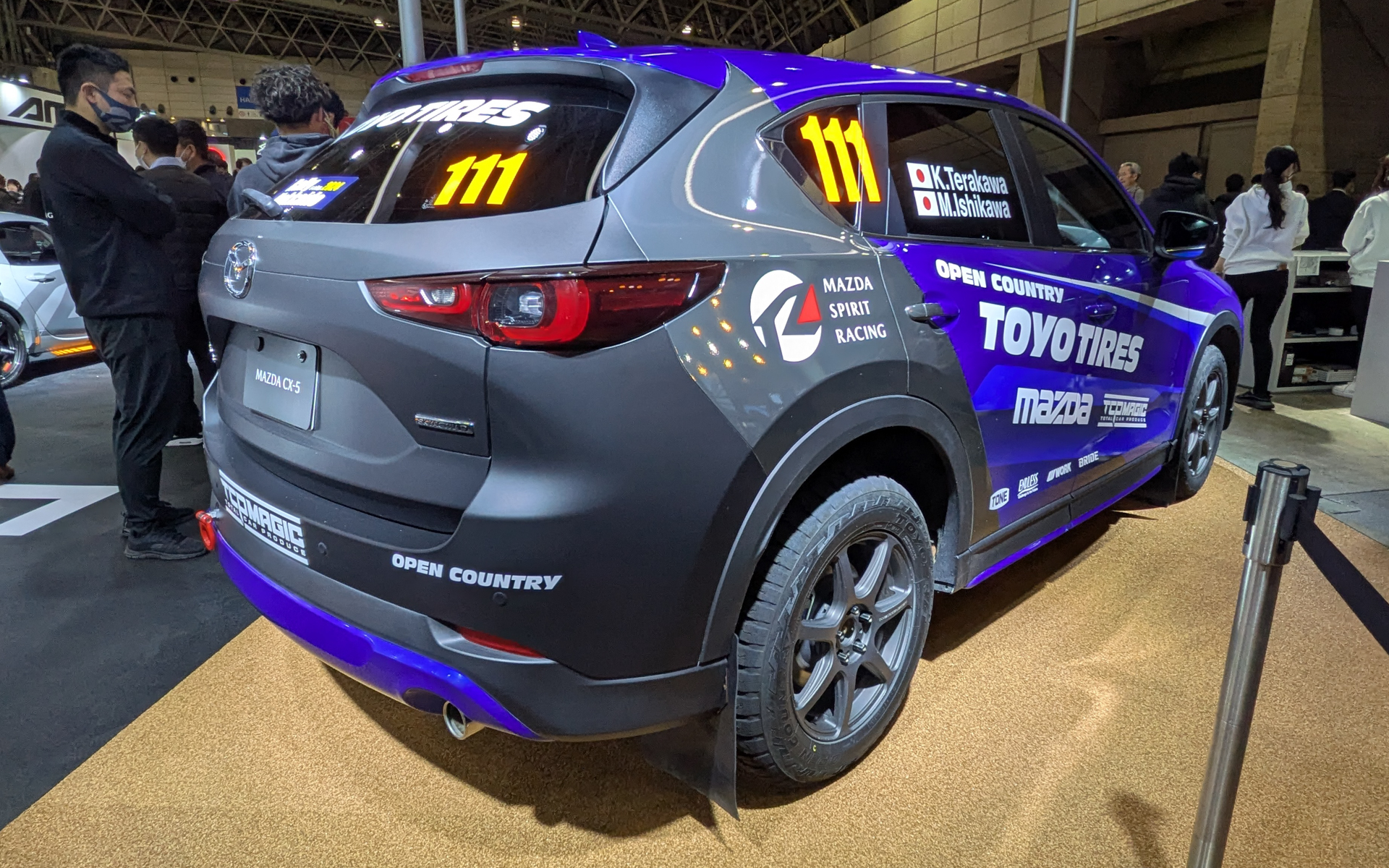 XCRスプリントカップ北海道に参戦した「TOYO TIRES MAZDA CX-5」