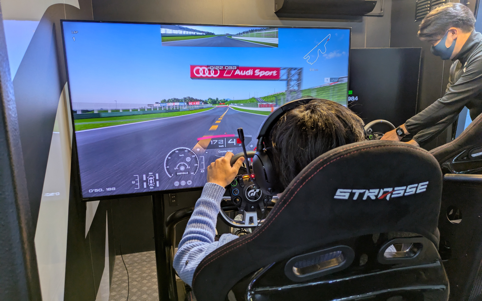 モータースポーツをより身近で気軽に楽しむ「eスポーツ タイムアタック」コーナー