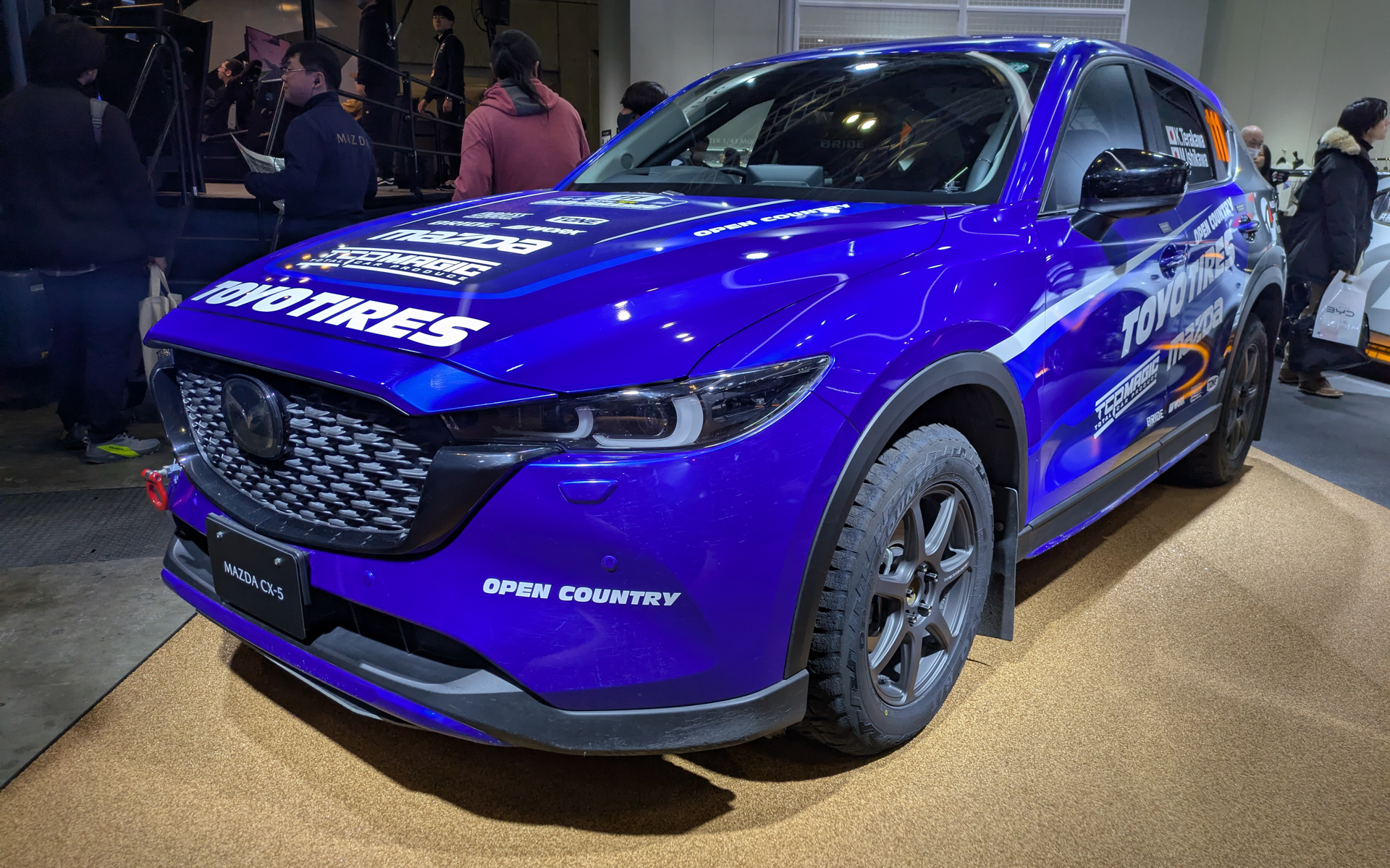 XCRスプリントカップ北海道に参戦した「TOYO TIRES MAZDA CX-5」