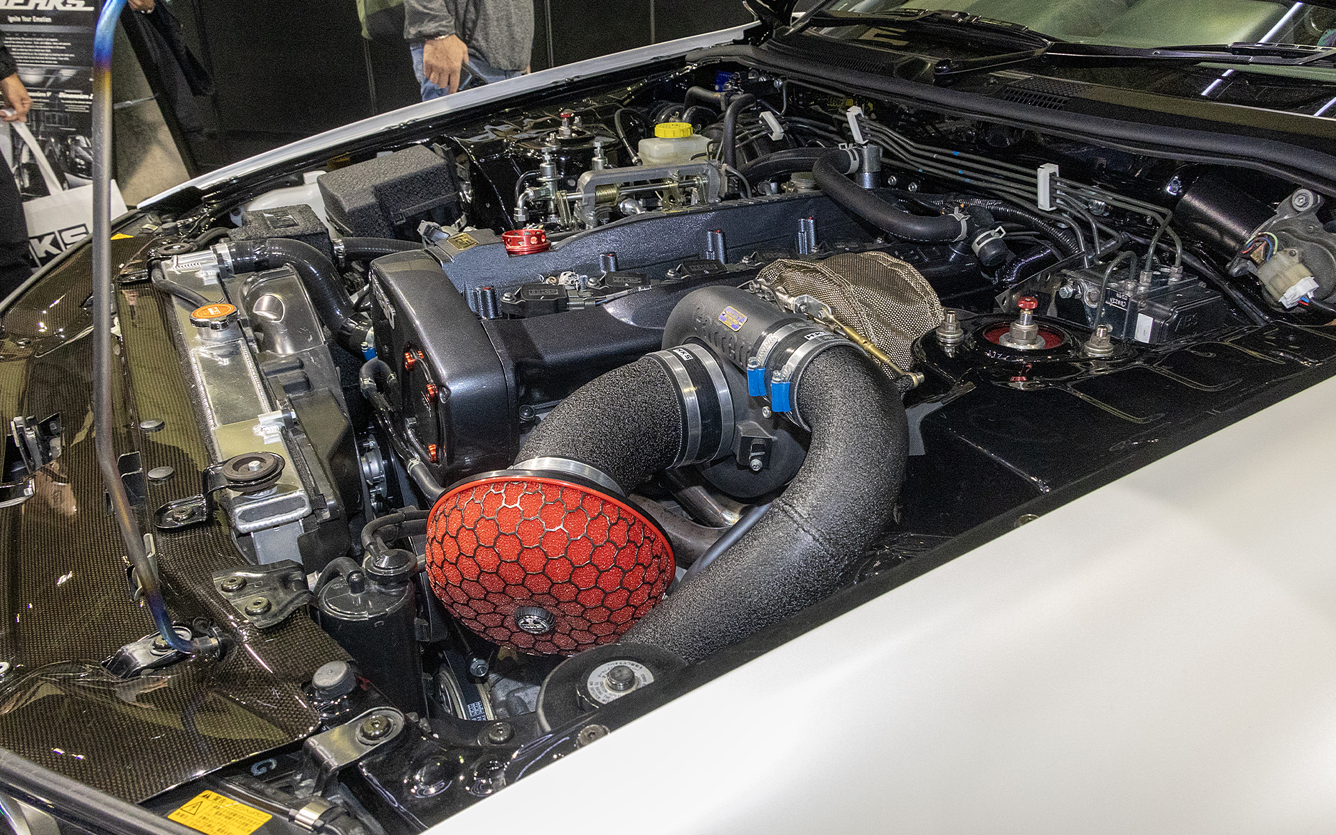 タービンはGT7095_BB。インテークまわりはオリジナルサクション＋SUPER GTパワーフロー THE HKSスペック