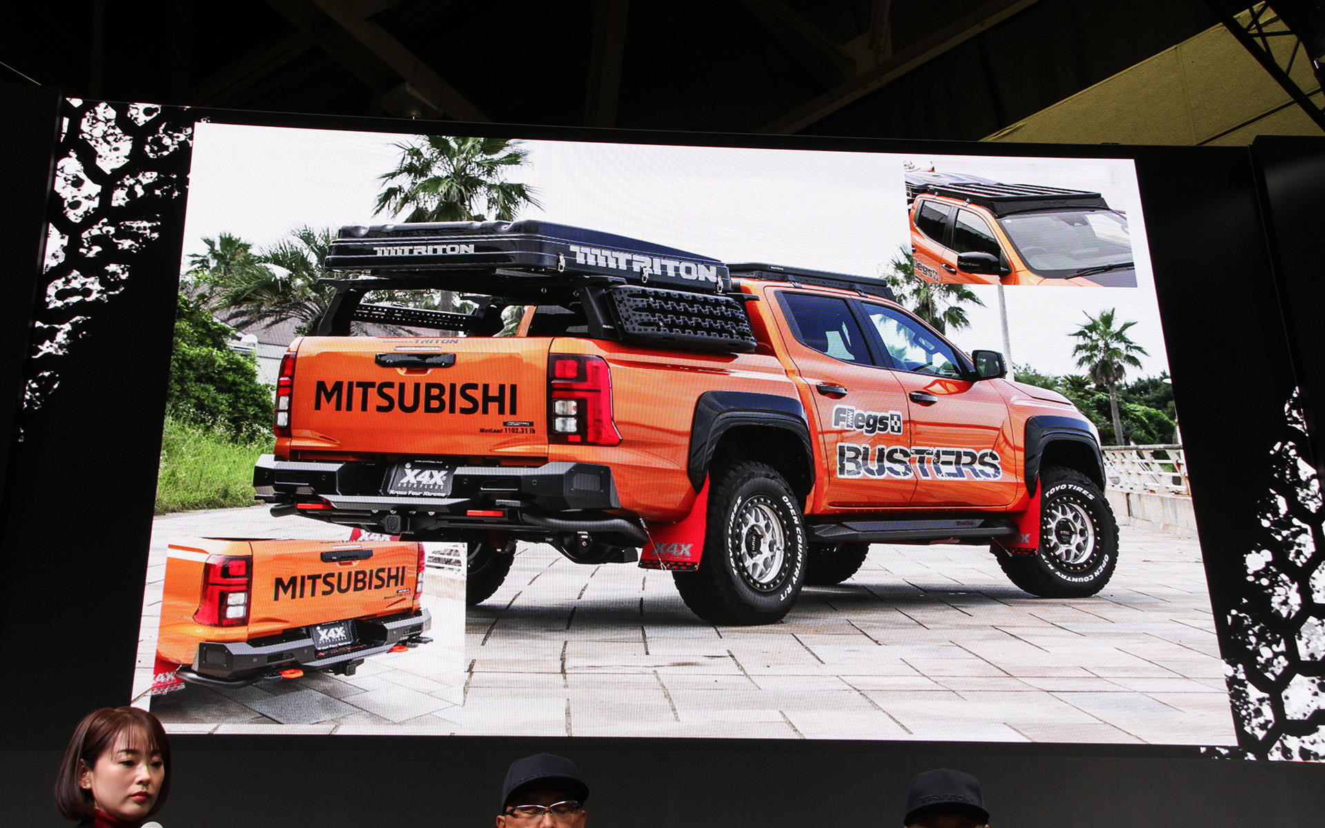 フラッグスのトライトンカスタムカー