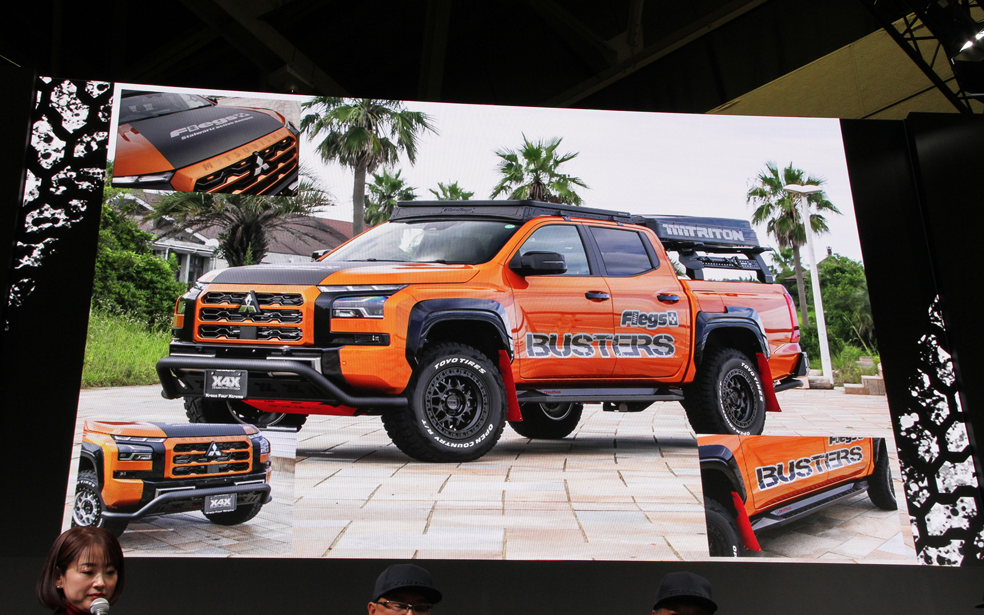 フラッグスのトライトンカスタムカー