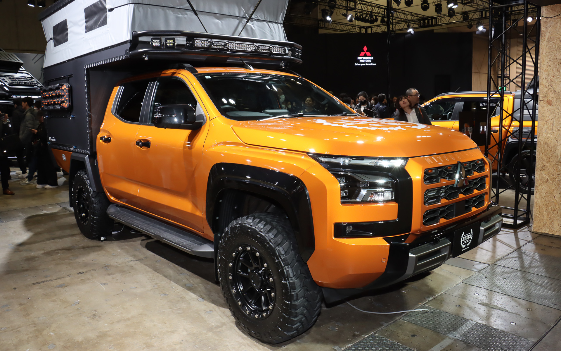 トライトンカスタムコンテスト最優秀賞車「フレックスドリーム FTポーターエンデューロ」