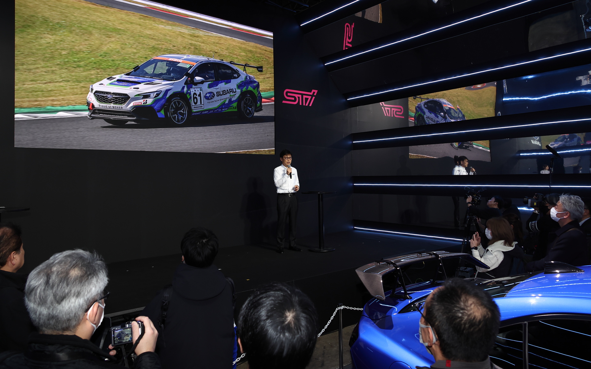 SUBARU＆STIブース