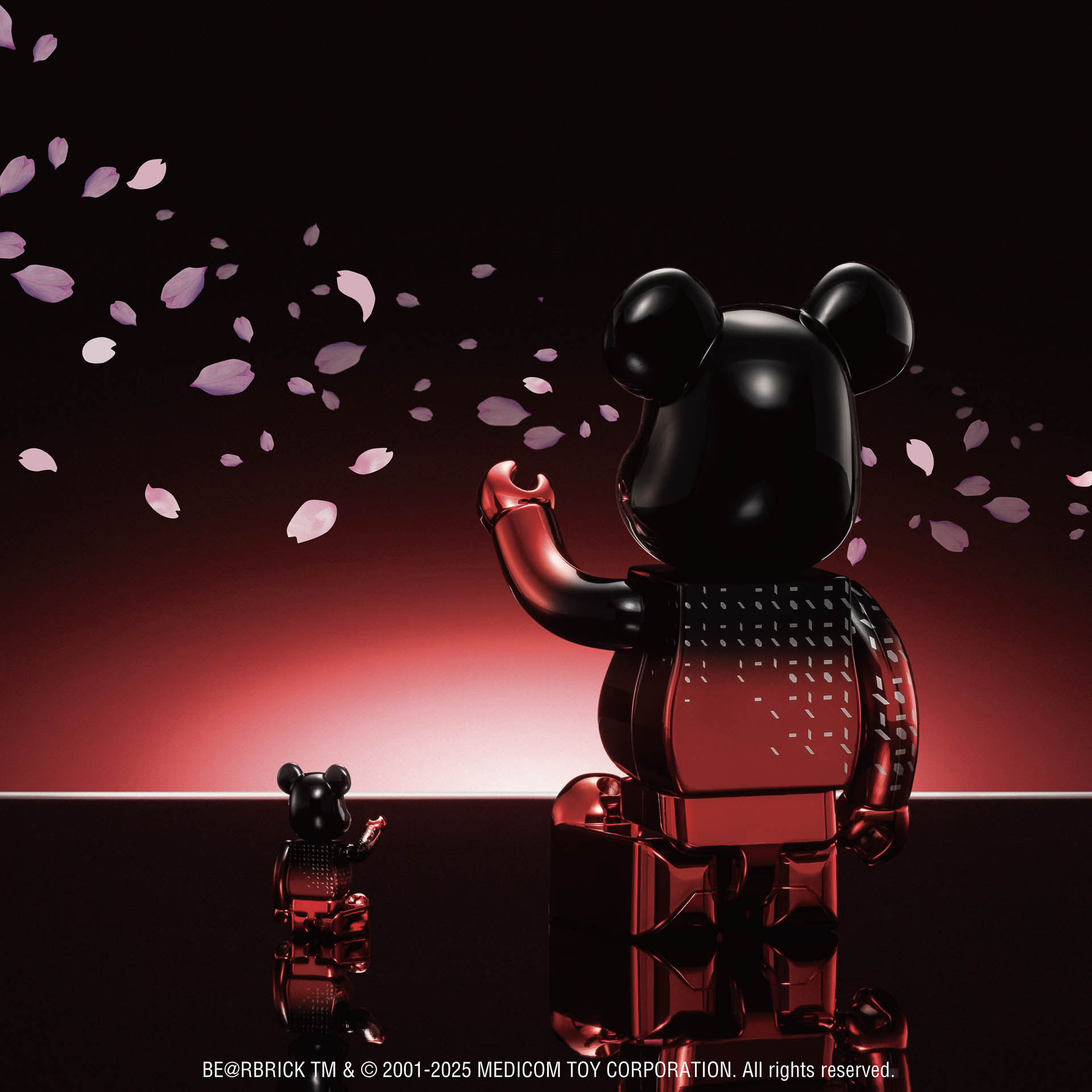 NISSAN BE@RBRICK“Sakura at Japanese Dawn 暁の桜”100％＆400％