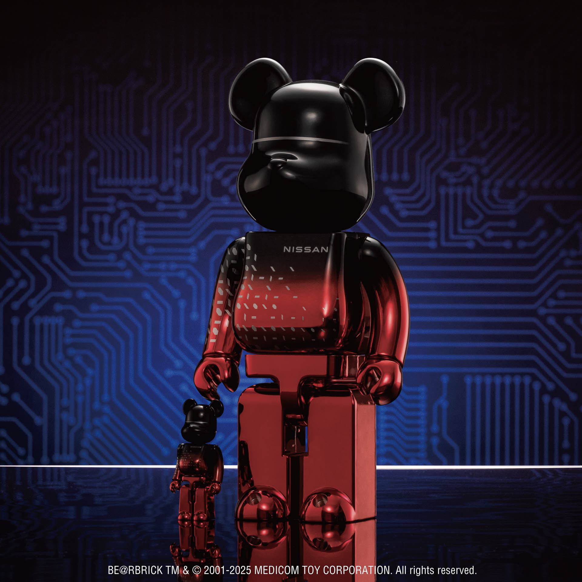 NISSAN BE@RBRICK“Sakura at Japanese Dawn 暁の桜”100％＆400％