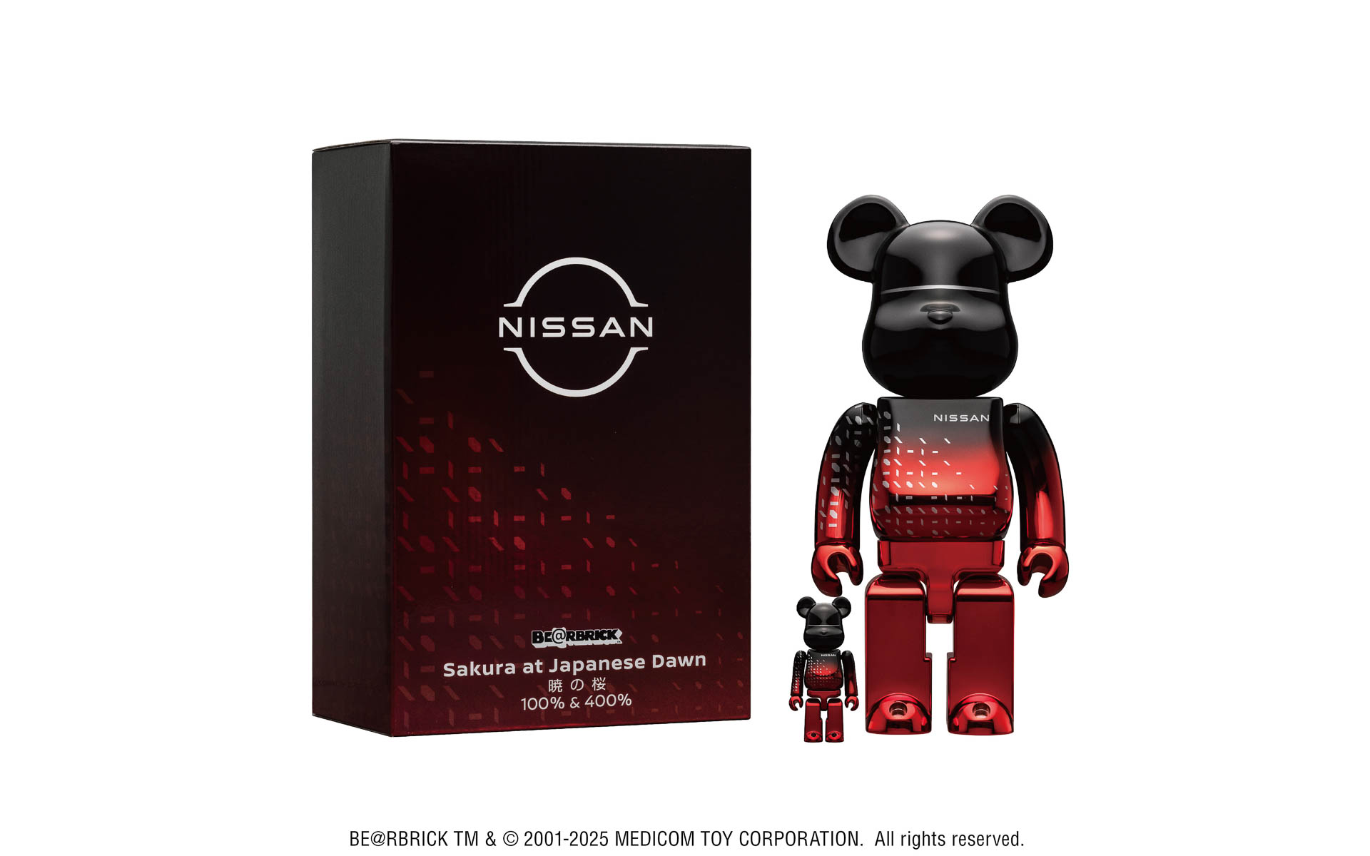 NISSAN BE@RBRICK“Sakura at Japanese Dawn 暁の桜”100％＆400％