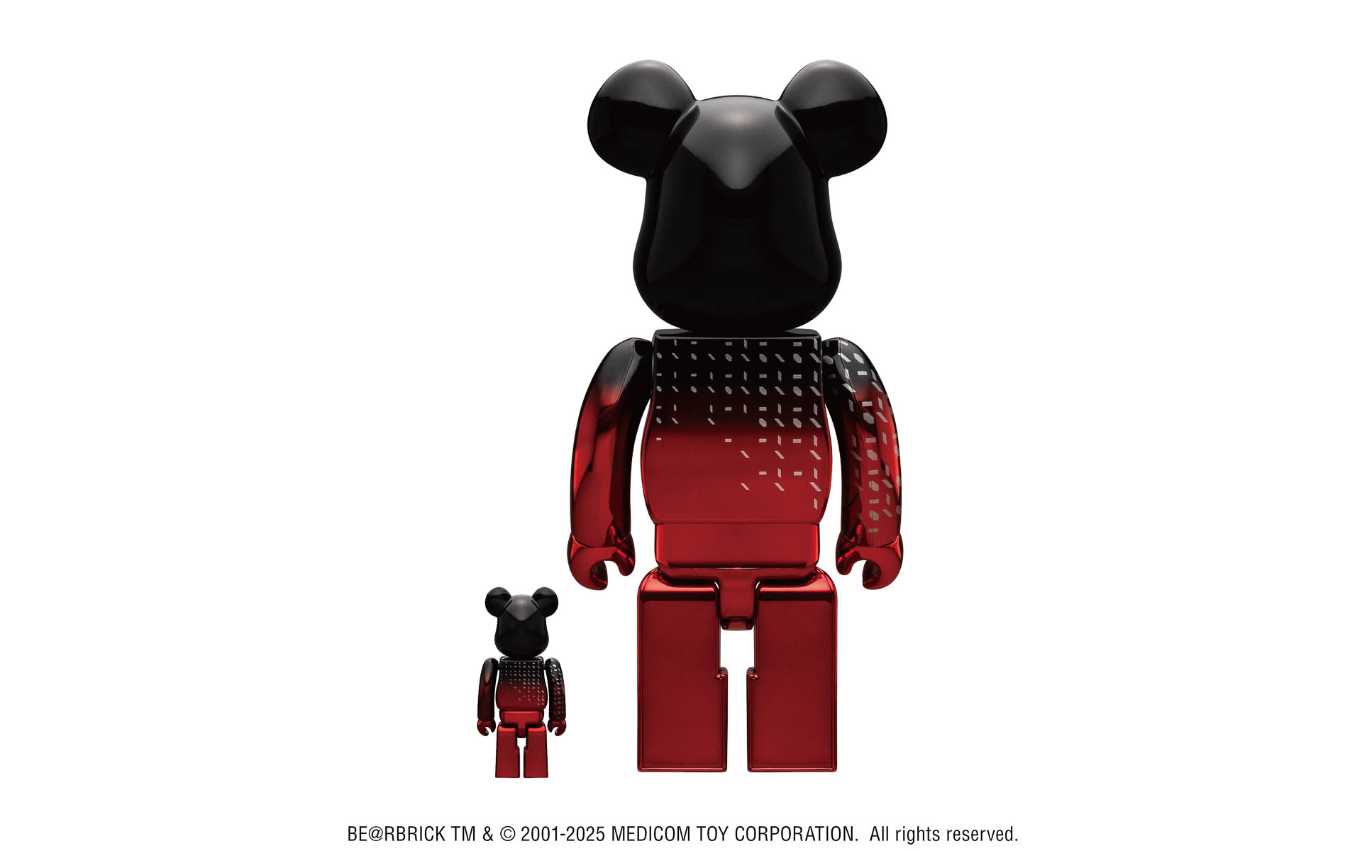 100％（全高約70mm）と400％（全高約280mm）のセット