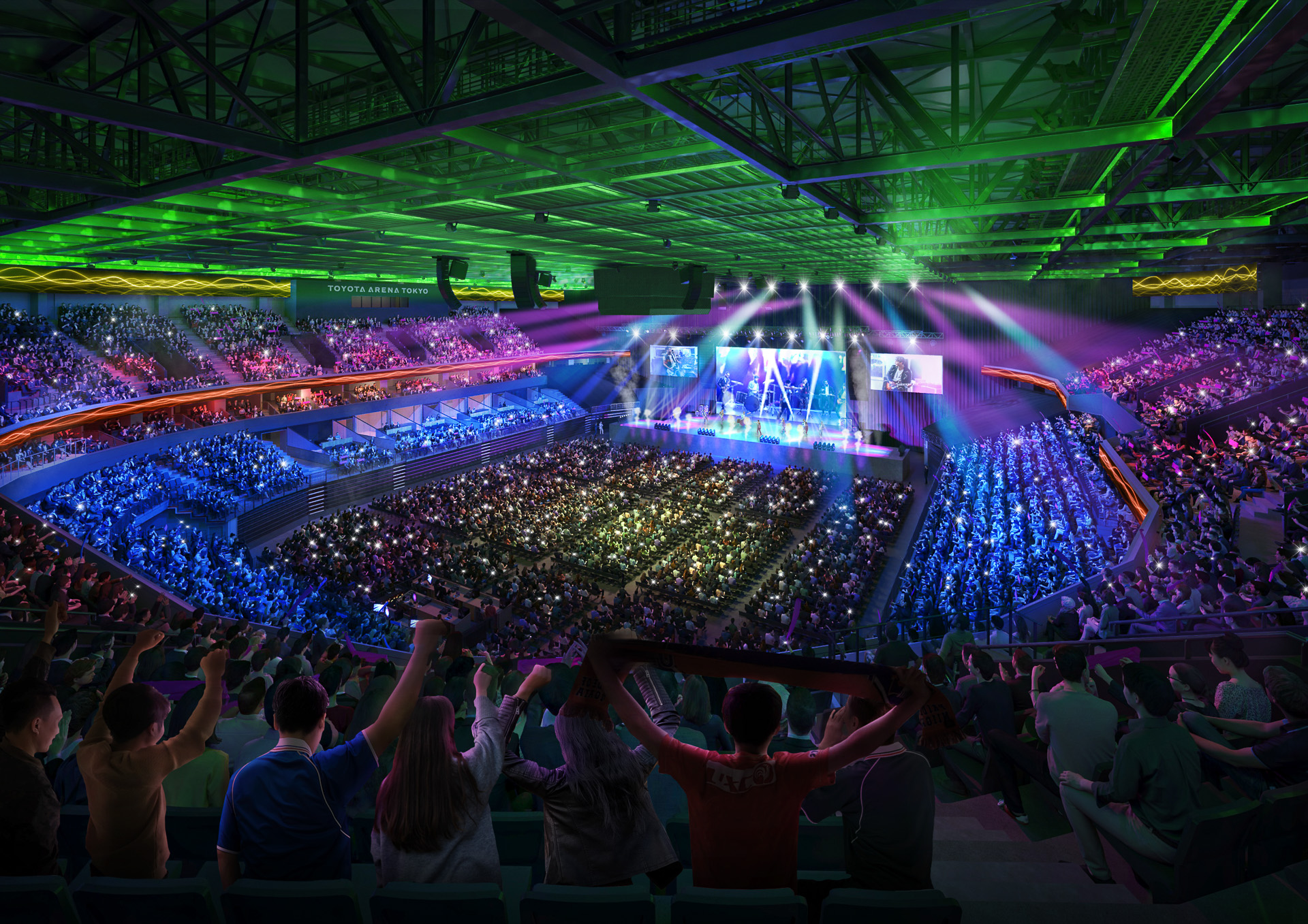 音楽モード　（C）TOYOTA ARENA TOKYO