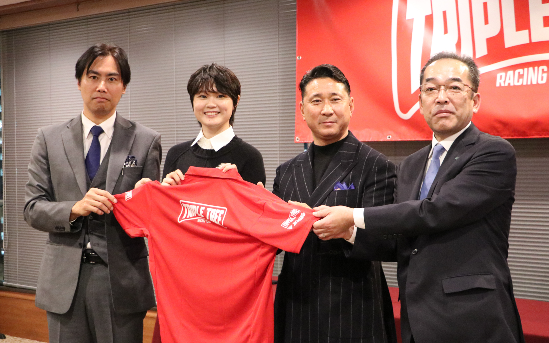 Juju（野田樹潤）選手の2025年度のレース活動体制に関する記者発表会が実施された