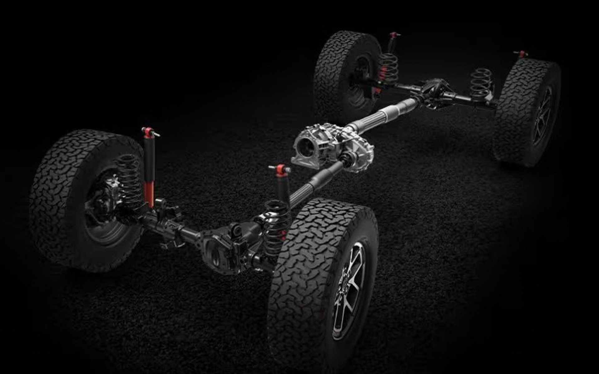 高い走破性を誇る「ロックトラックフルタイム4×4システム」も搭載する