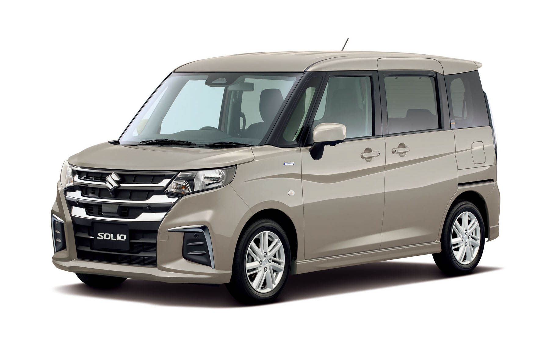 ソリオ HYBRID MX（キャラバンアイボリーパールメタリック）