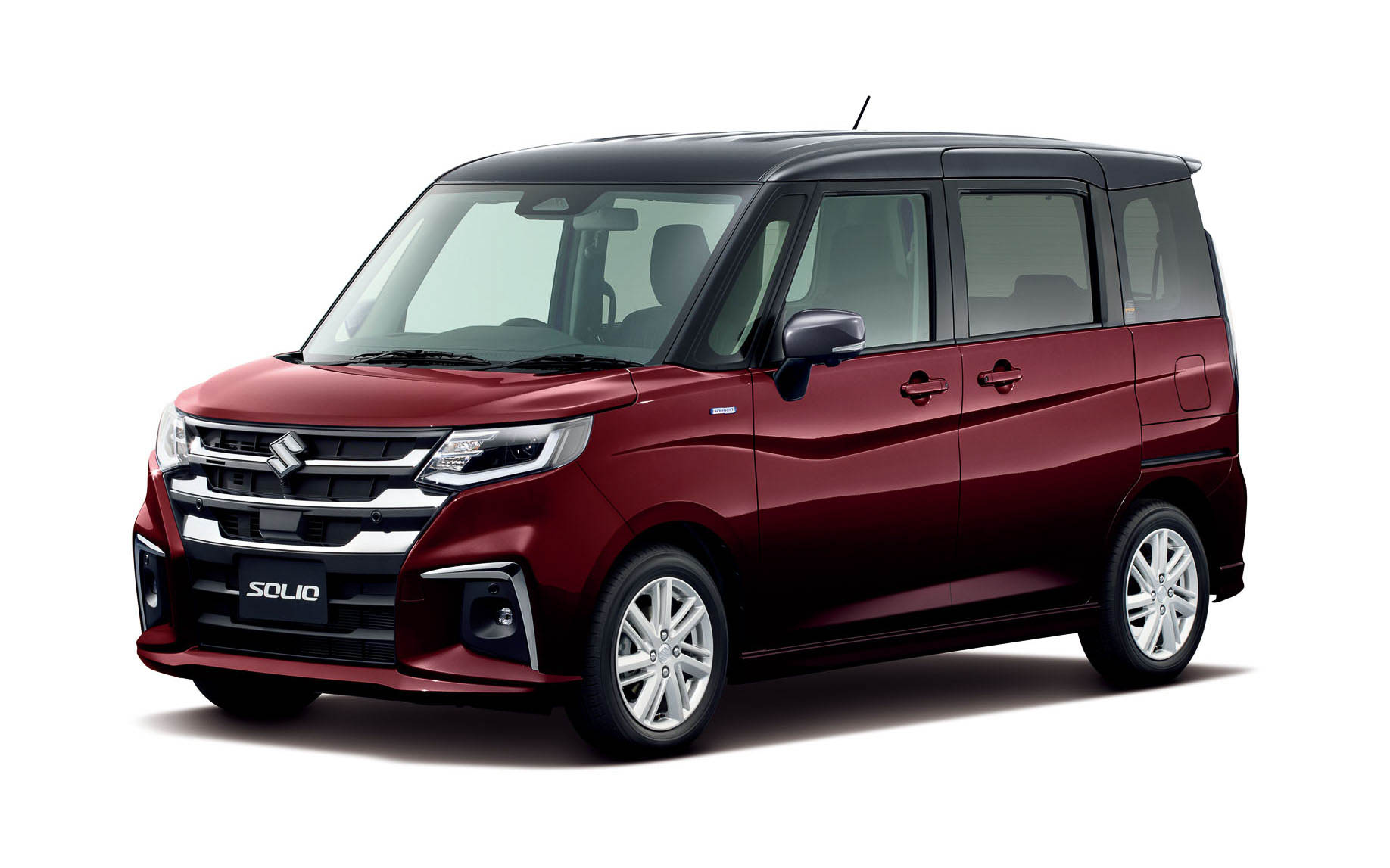 ソリオ_HYBRID MZ（メロウディープレッドパール ガンメタリック2トーンルーフ）