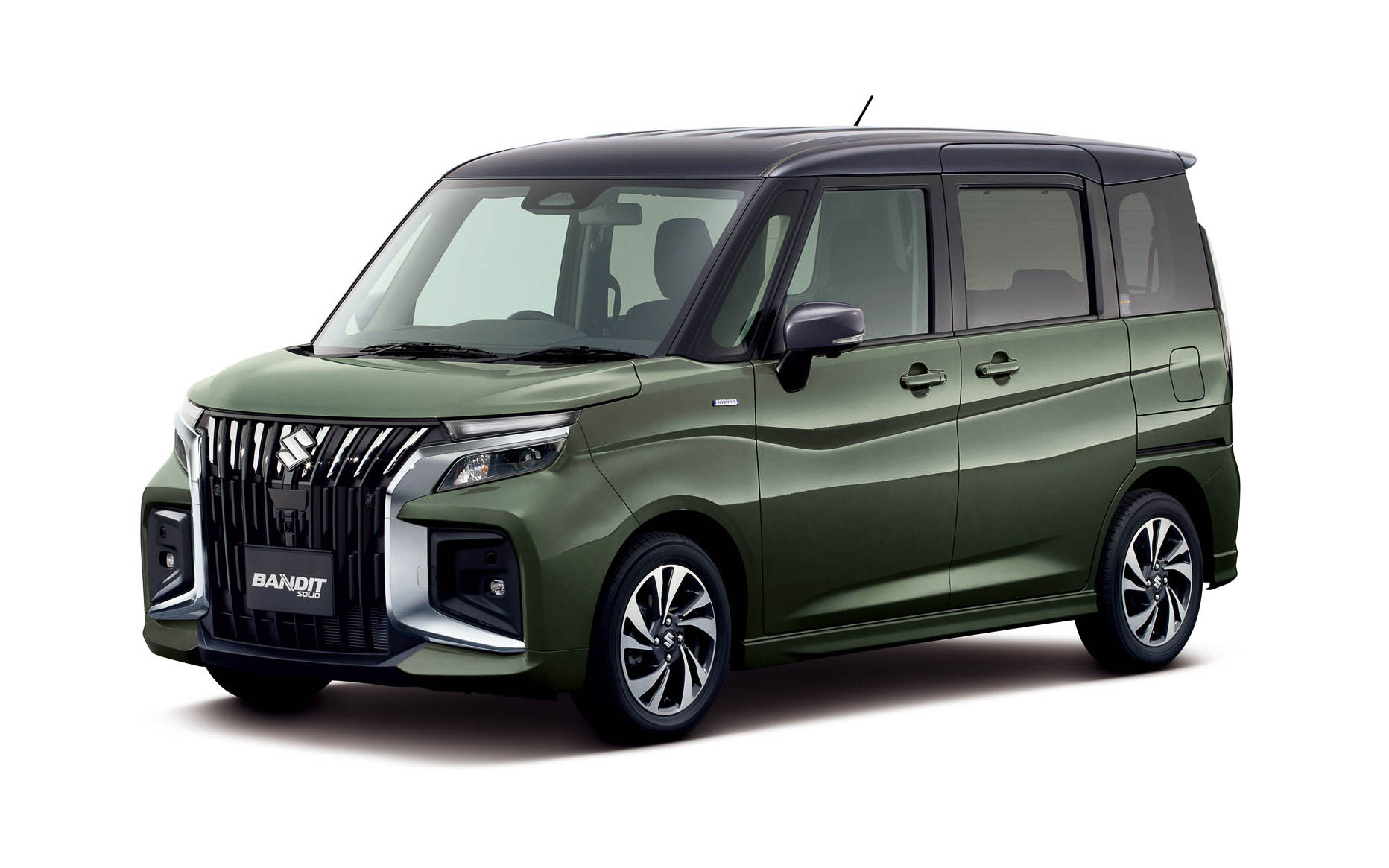 ソリオ バンディット HYBRID MV（タフカーキパールメタリック ガンメタリック2トーンルーフ）