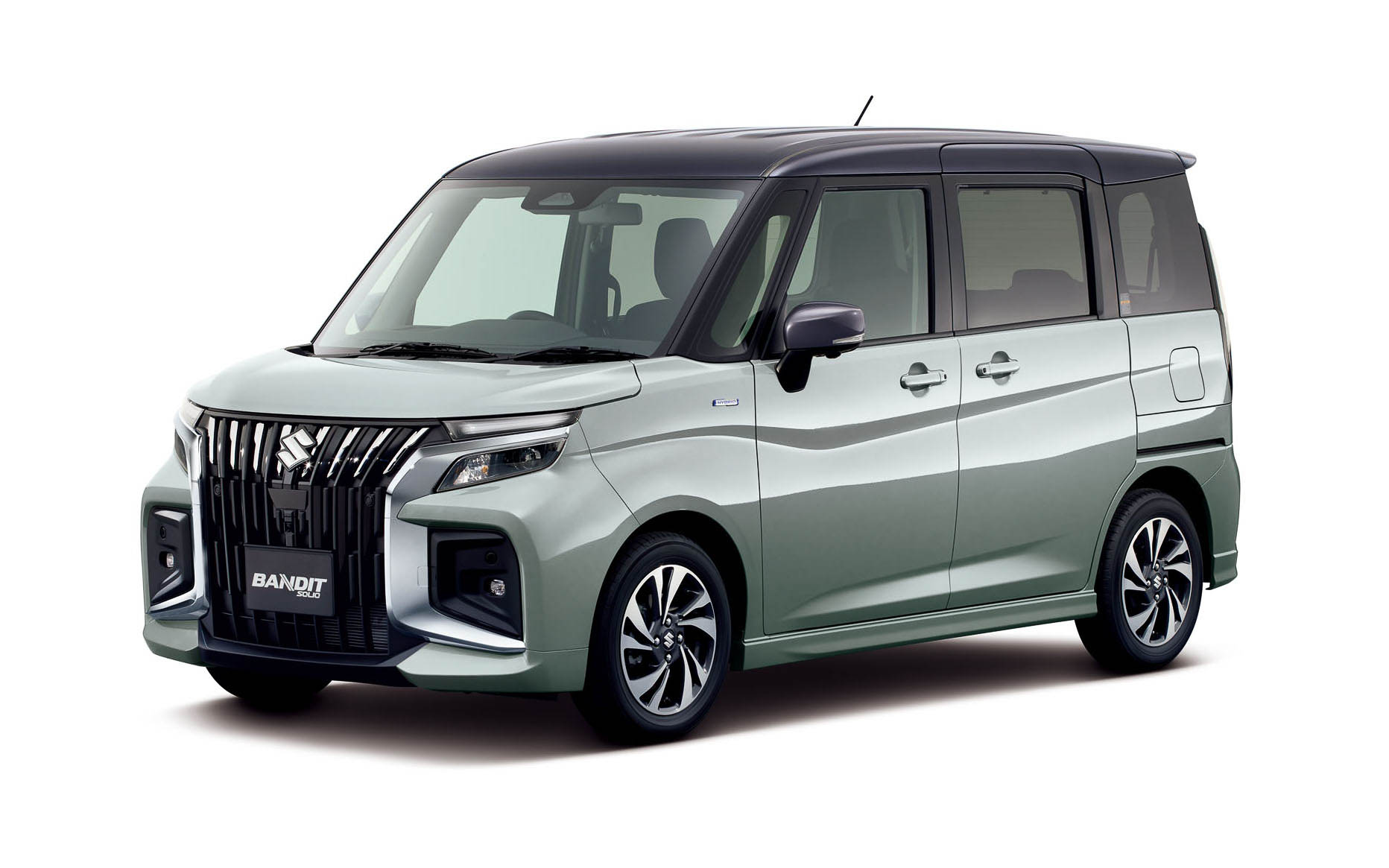 ソリオ バンディット HYBRID MV（プレミアムシルバーメタリック ガンメタリック2トーンルーフ）