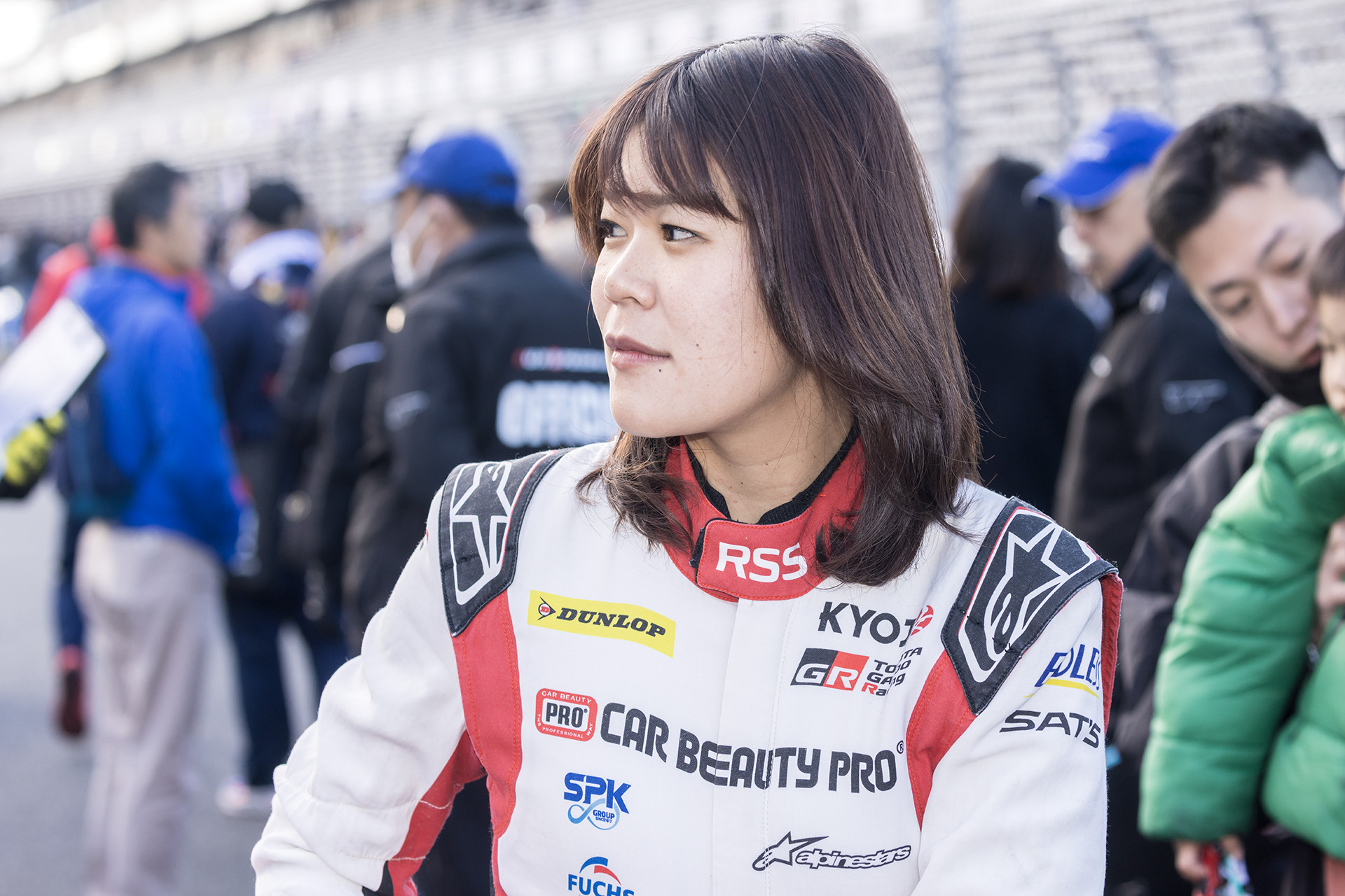 4ポイント差で2位に付けている114号車 Car Beauty Pro RSS VITAの翁長実希選手は2022年のKYOJO CUPチャンピオンだ