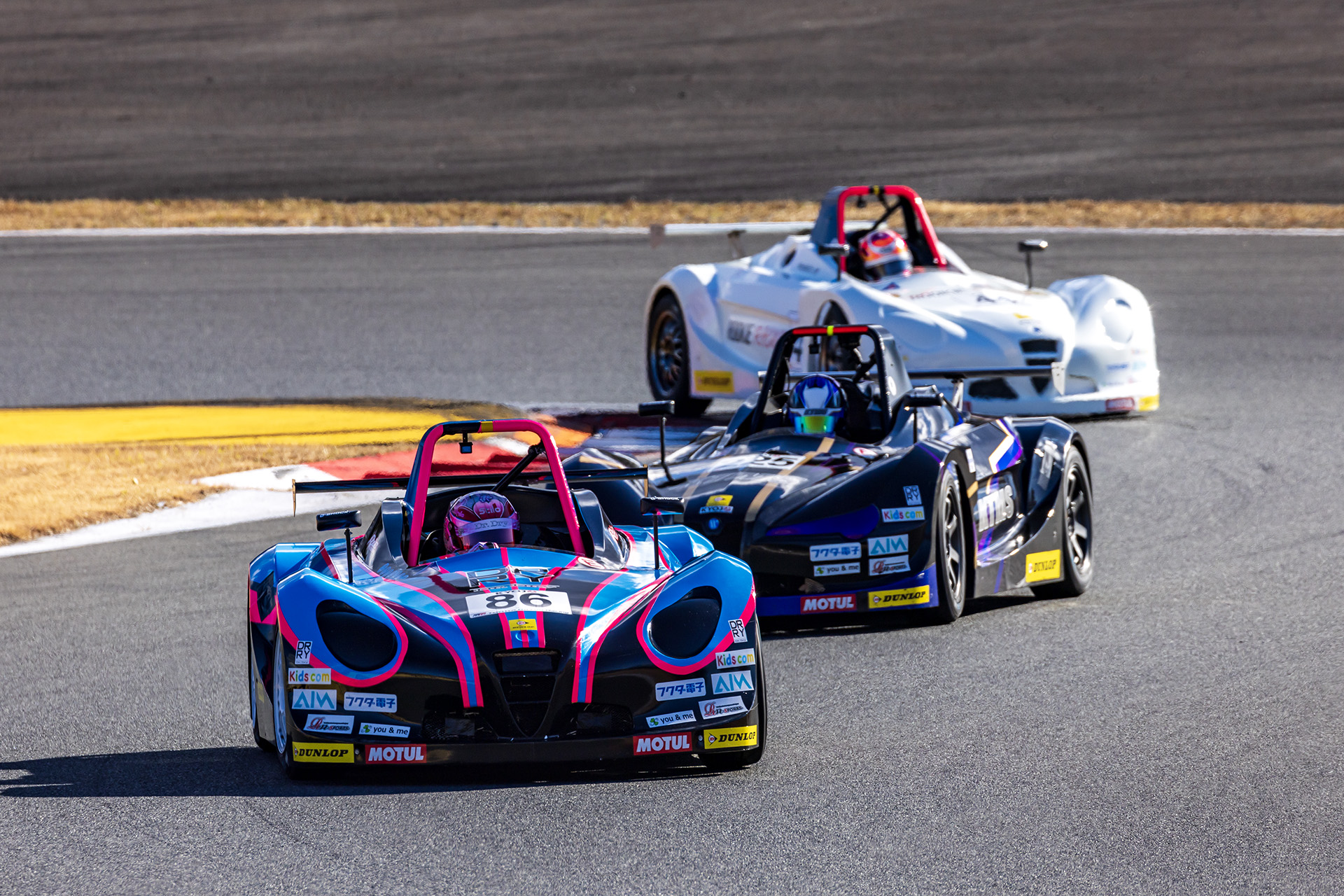 予選4位から3位でゴールした86号車 Dr.Dry VITA 下野璃央選手