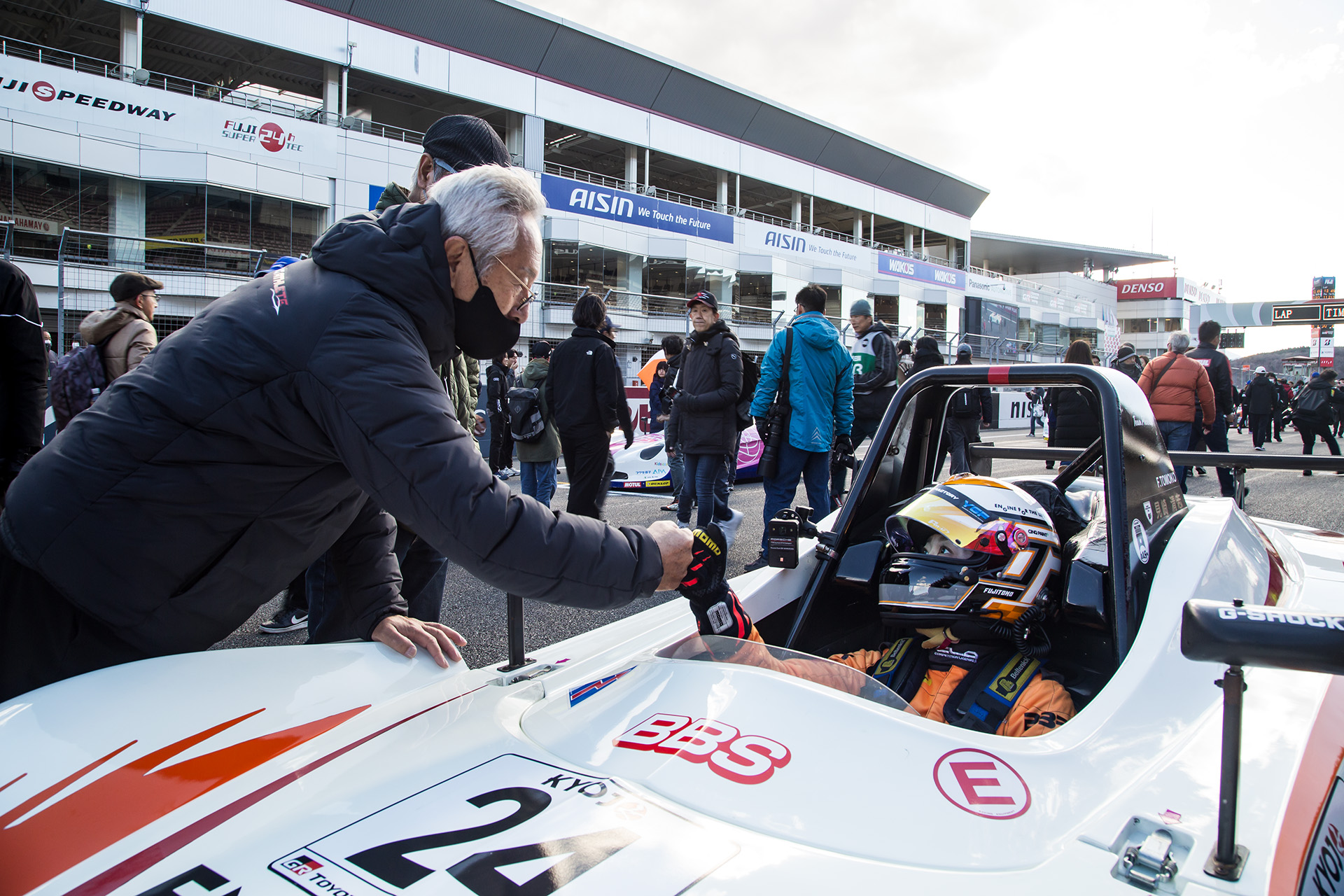 KYOJO CUPを創設した関谷正徳氏からも激励をいただきました