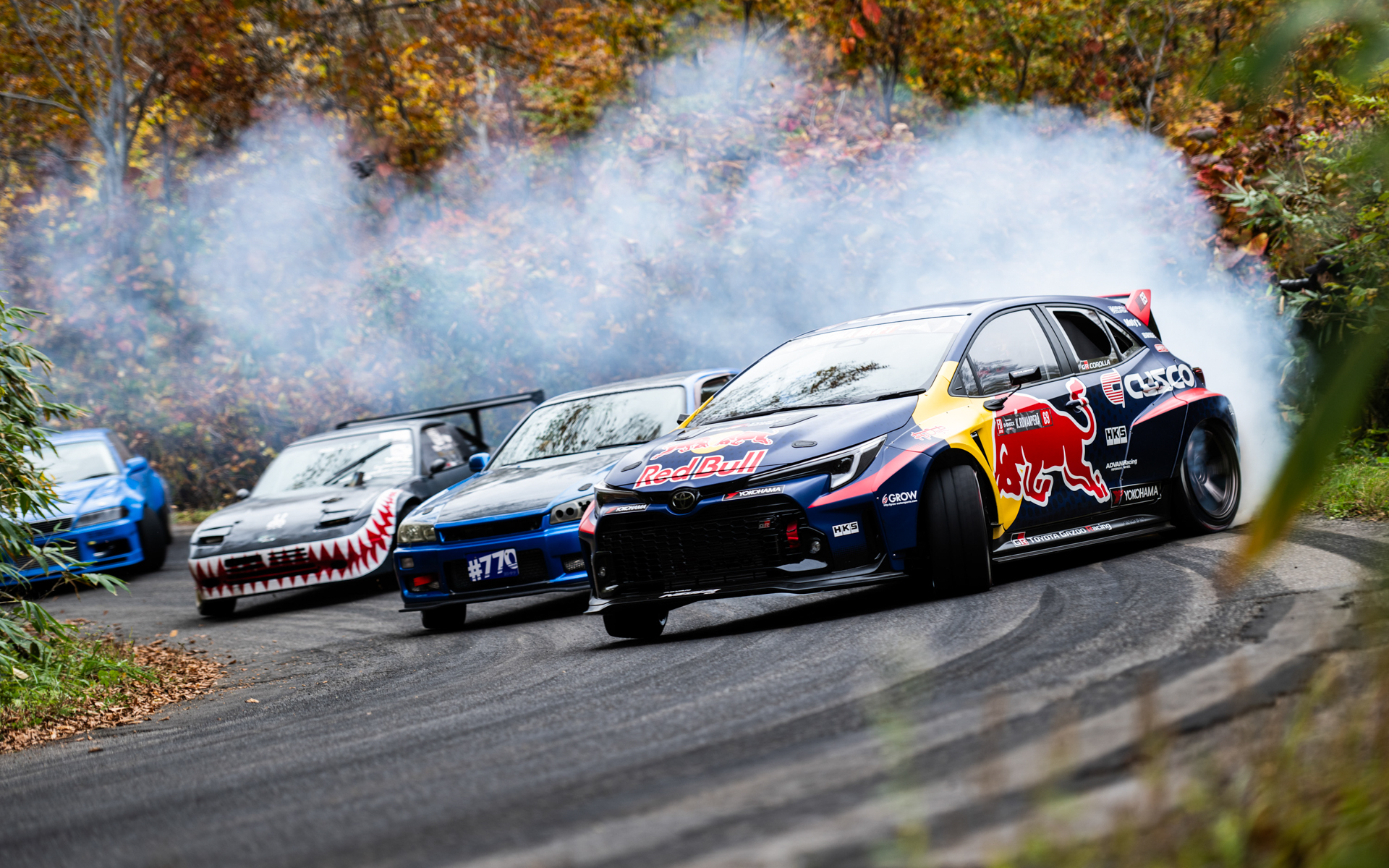 ドリフト4人衆とのバトル