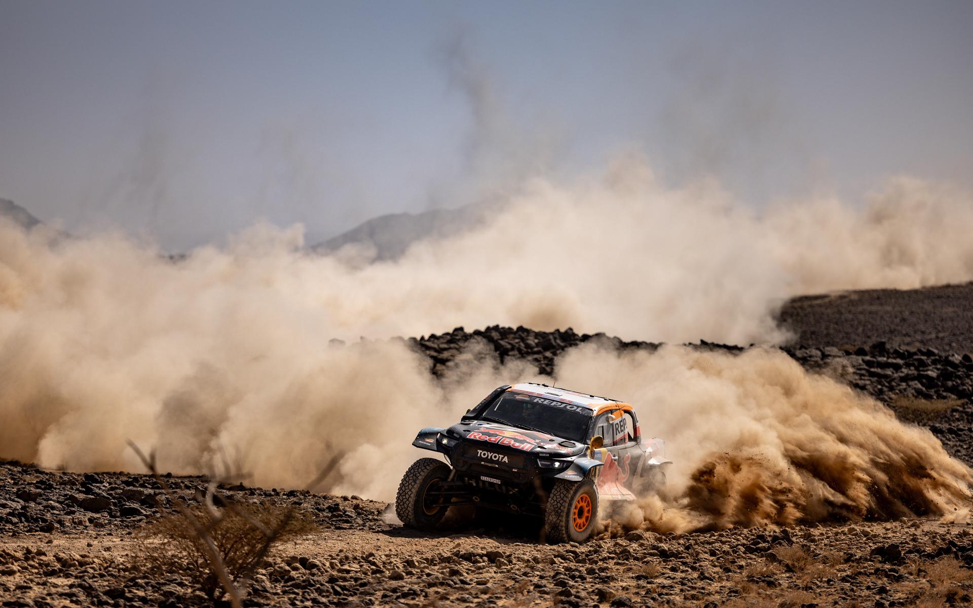 ダカールラリーの様子