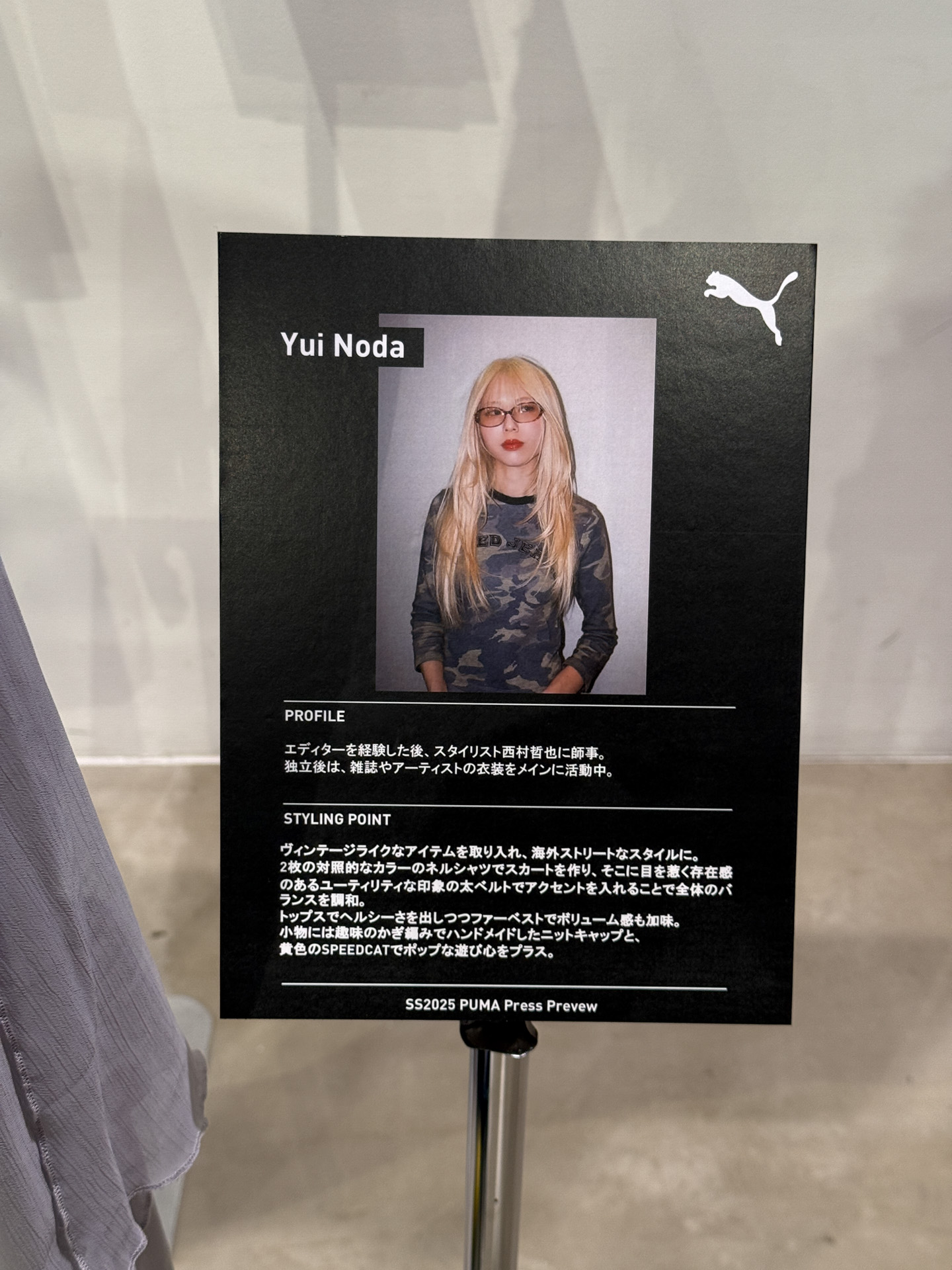 Yui Noda氏のスタイル