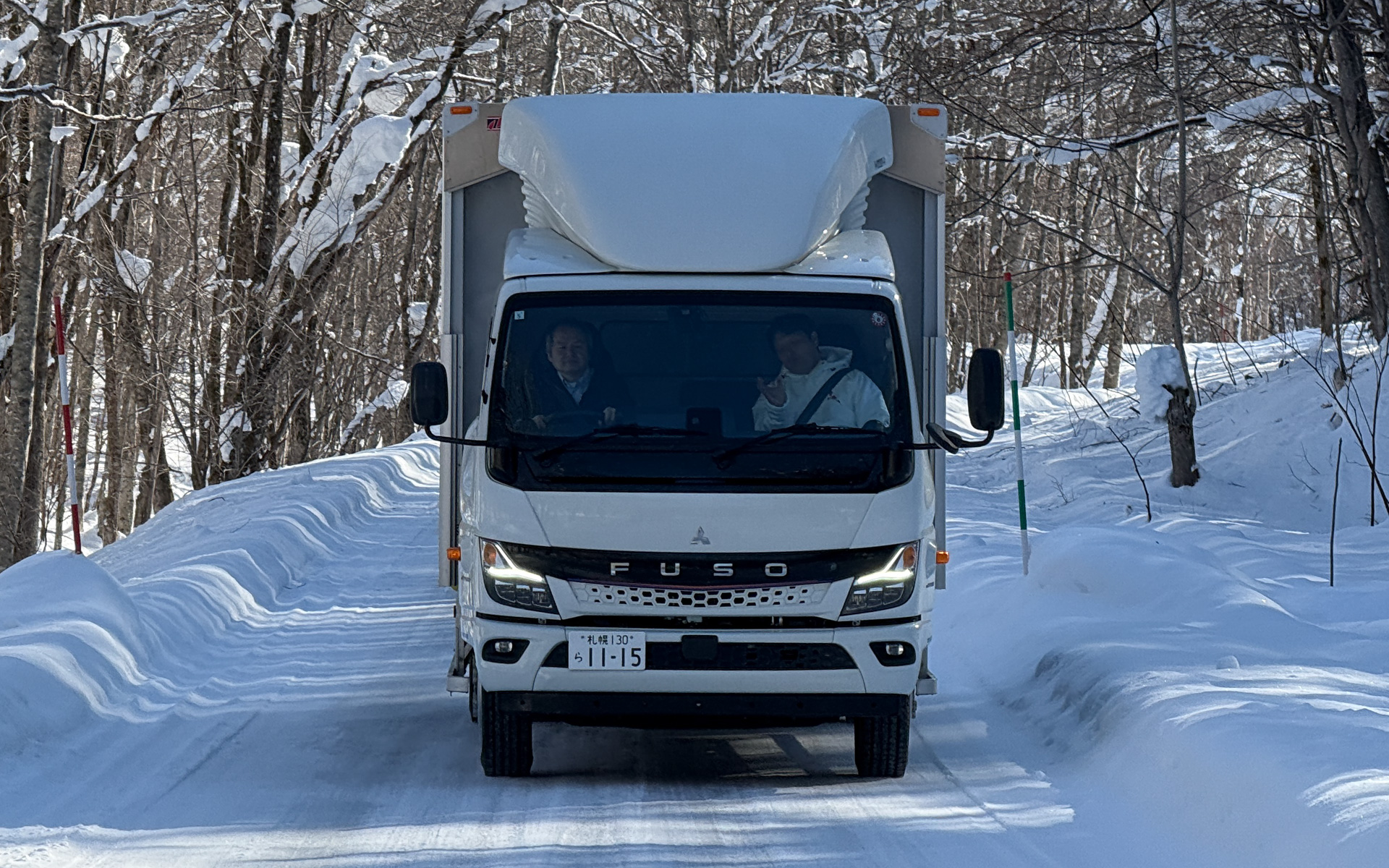 下り坂のある公道でも試乗した