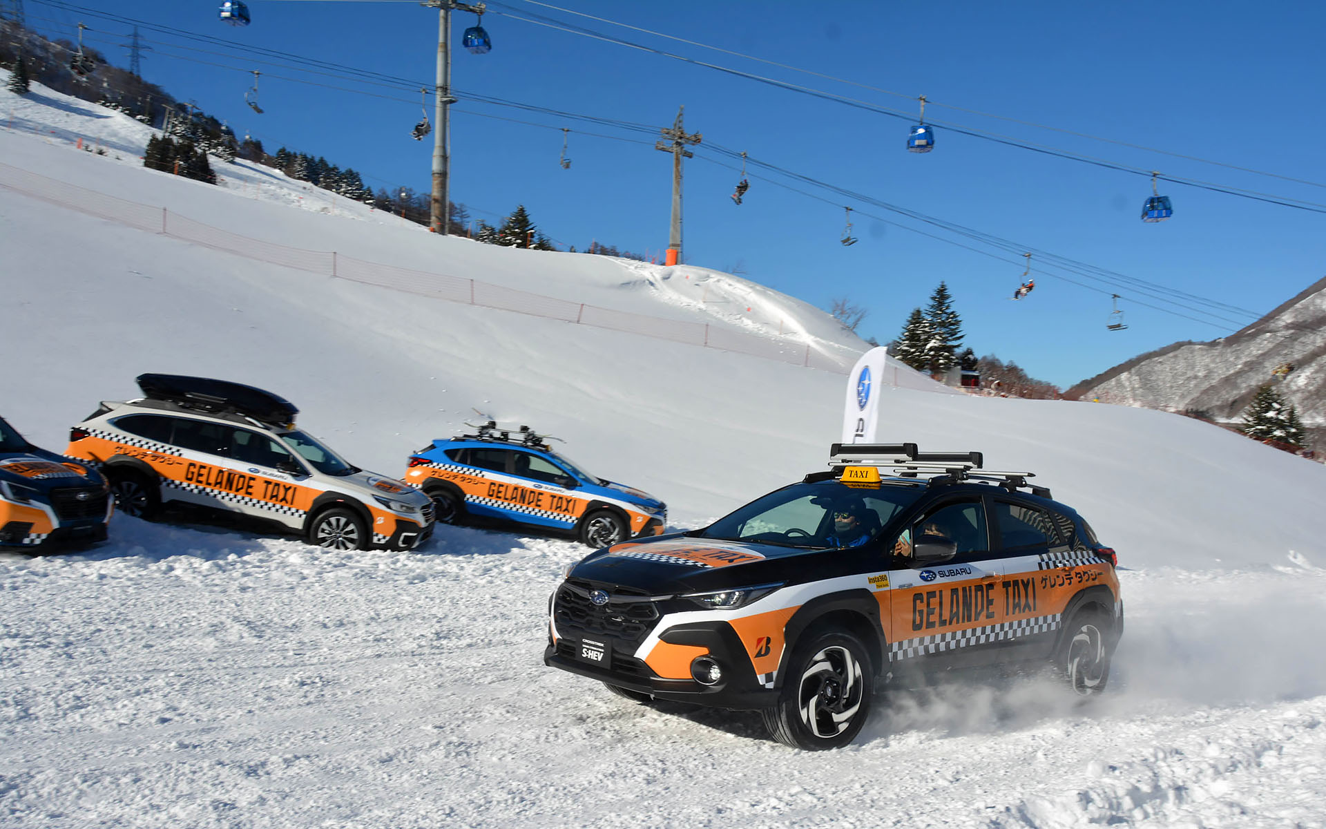 苗場スキー場のゲレンデをクロストレック S：HEVが爆走！